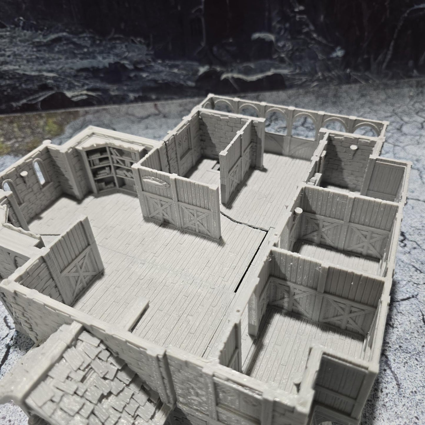 Ancrabourg Harbor Master's Office for Tabletop Wargaming - Dockside Terrain