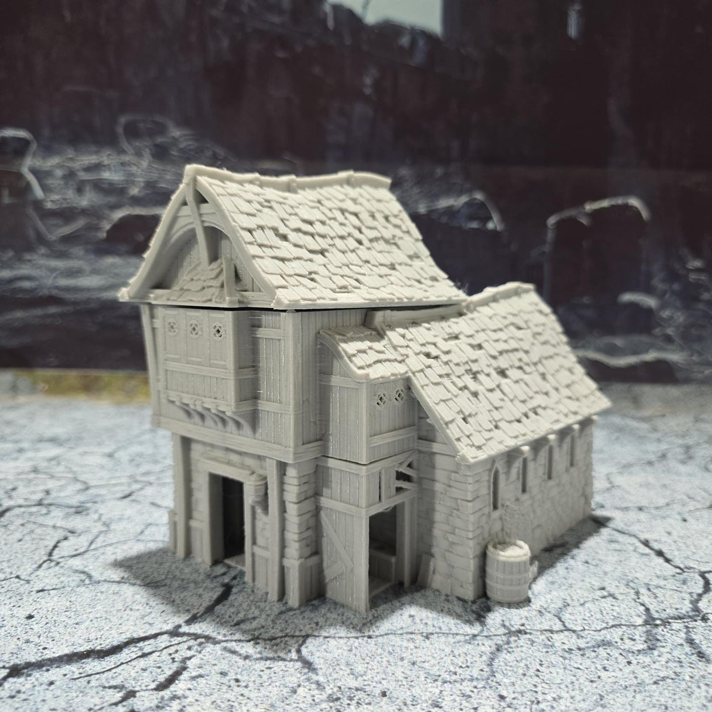 Ancrabourg Fishing Supply Store, Pete's fishy Business, Fish Market, Pete's house, Port Royal, Skirmish, D&D Terrain, Tabletop Terrain