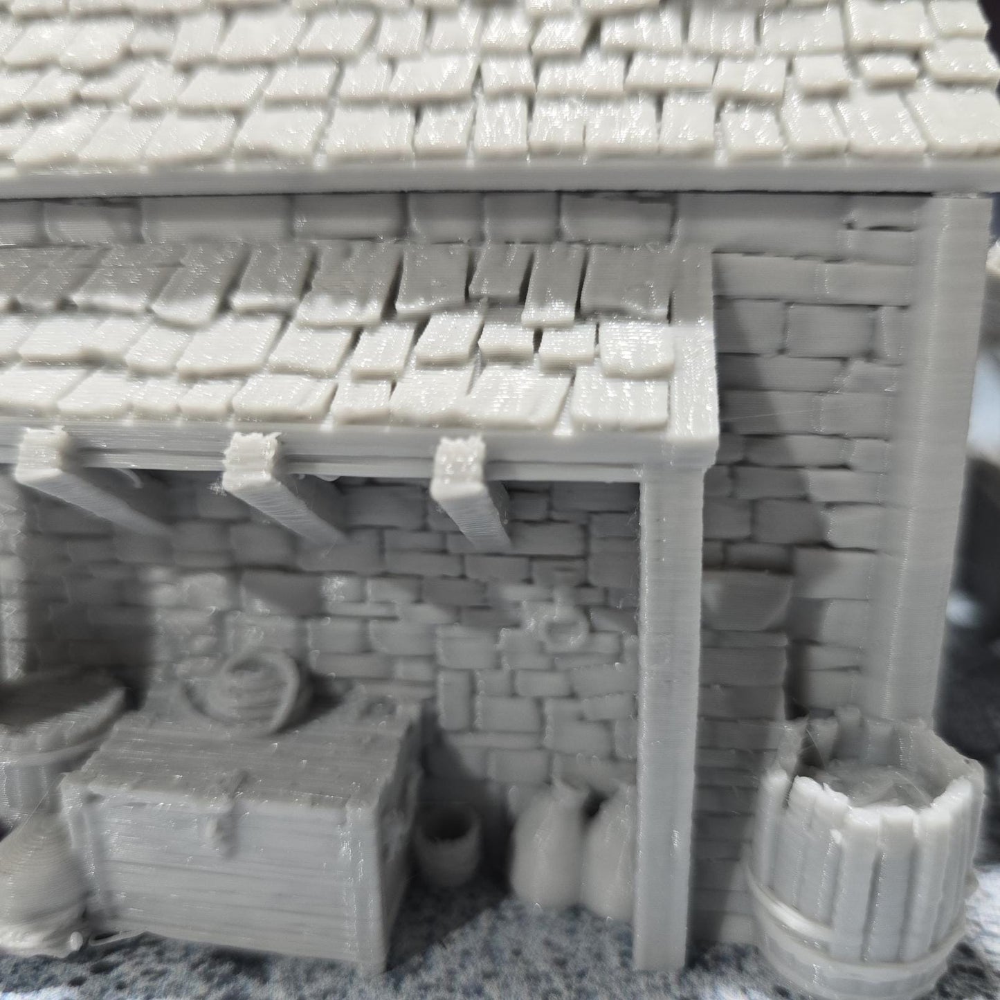 Ancrabourg Fishmonger's Workshop, Fish Market, Fishers house, Port Royal, Skirmish, D&D Terrain, Tabletop Terrain