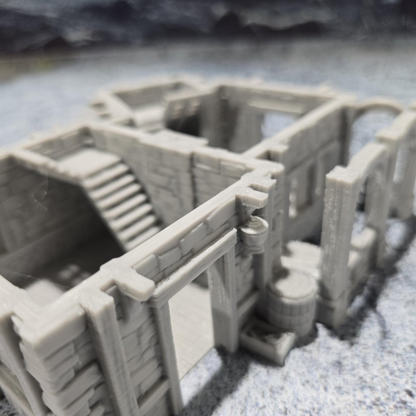 Ancrabourg, Common House 3, Civilian House 3, Port Royal, Skirmish, D&D Terrain, Tabletop Terrain