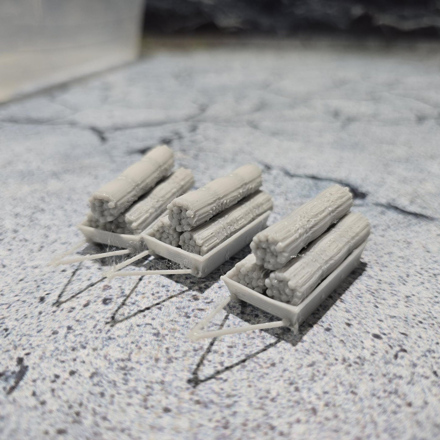 Pack of 3 WW2 Fascine bundles, Short Fascine, Tank, , Warthunder,