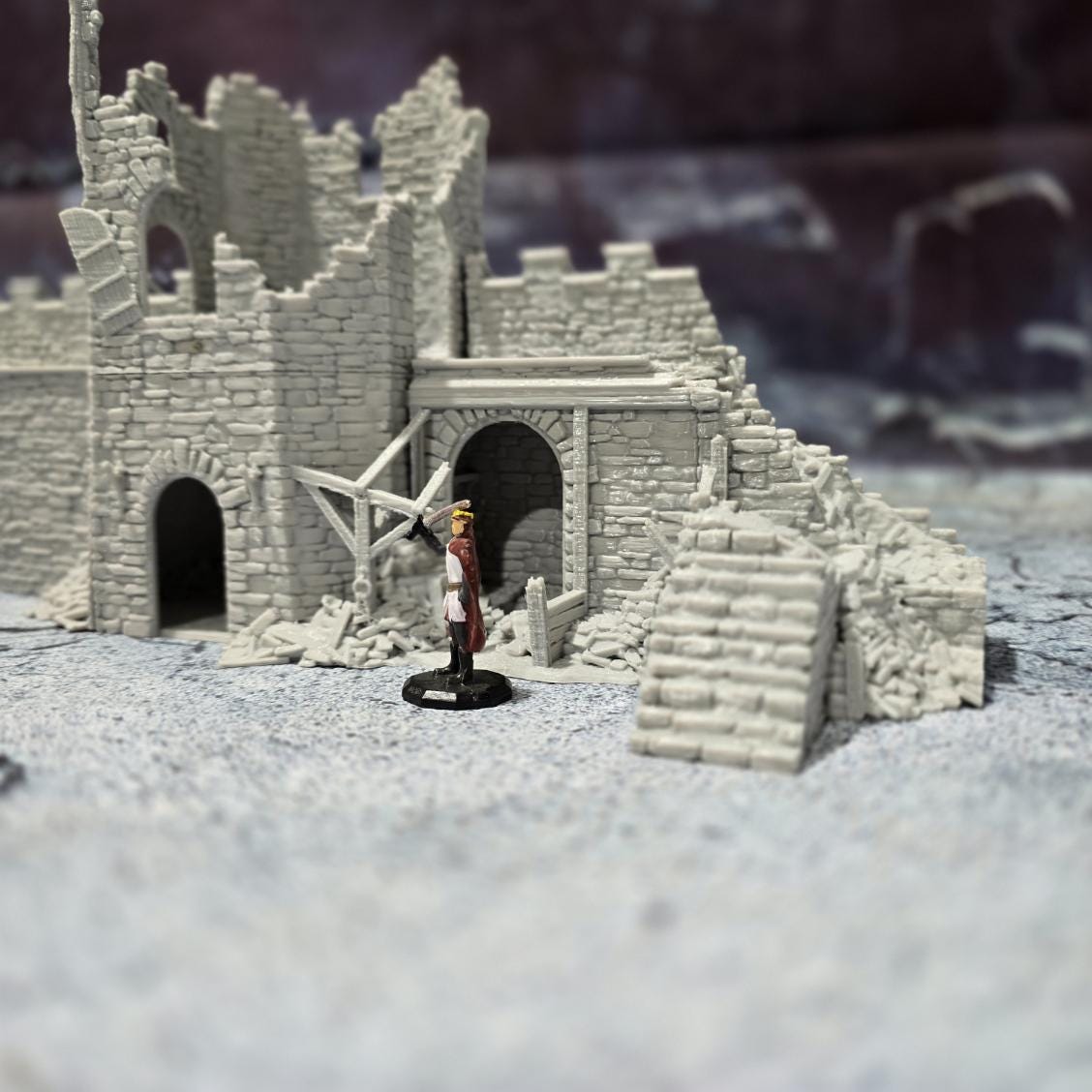 Stables & Storage Ruin for DnD, Pathfinder, Bolt Action, Revolutionary War Games