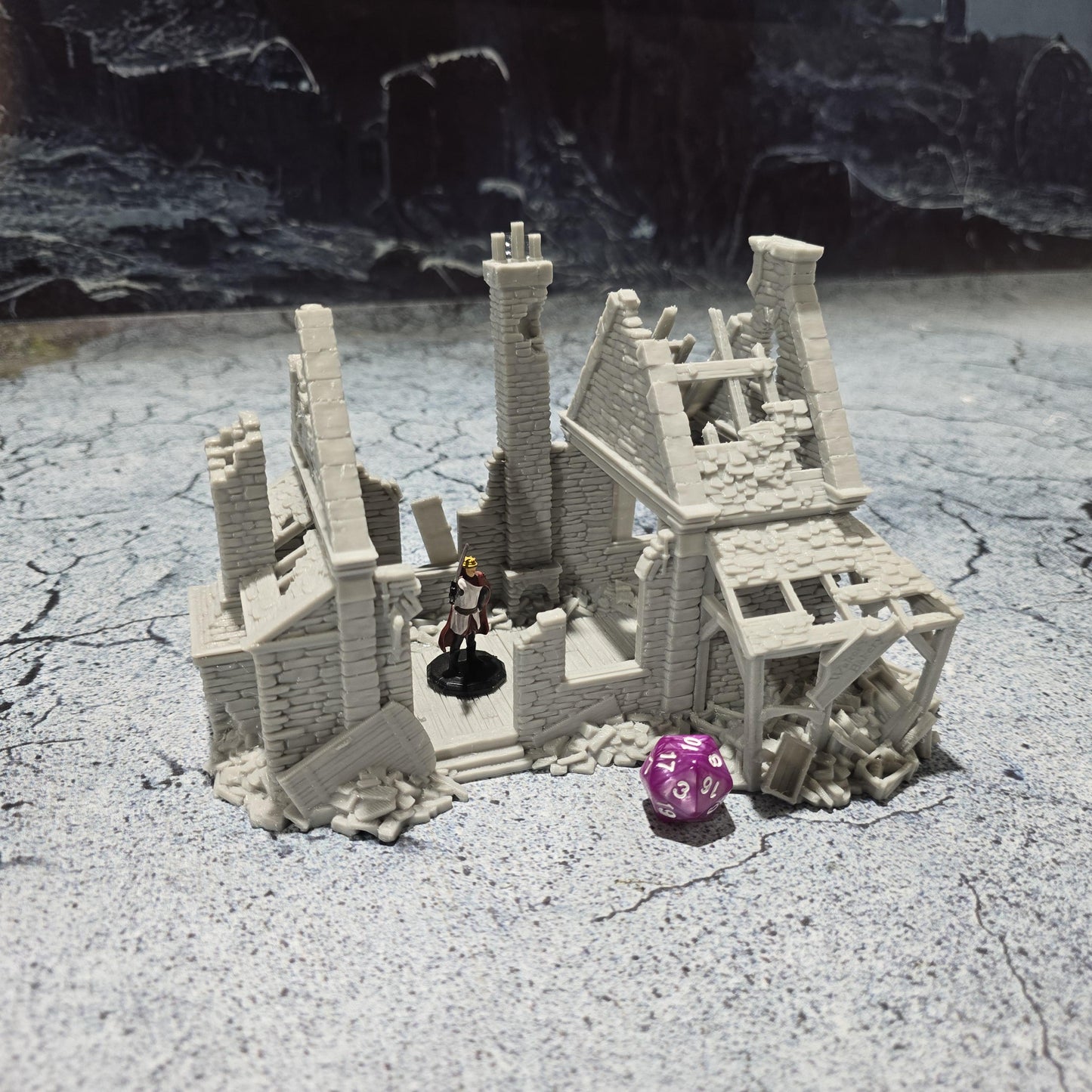 Walter's Bakery Ruin for DnD, Pathfinder, Bolt Action, Revolutionary War Games