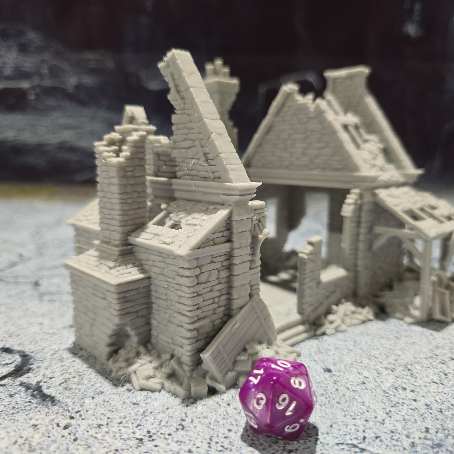 Walter's Bakery Ruin for DnD, Pathfinder, Bolt Action, Revolutionary War Games