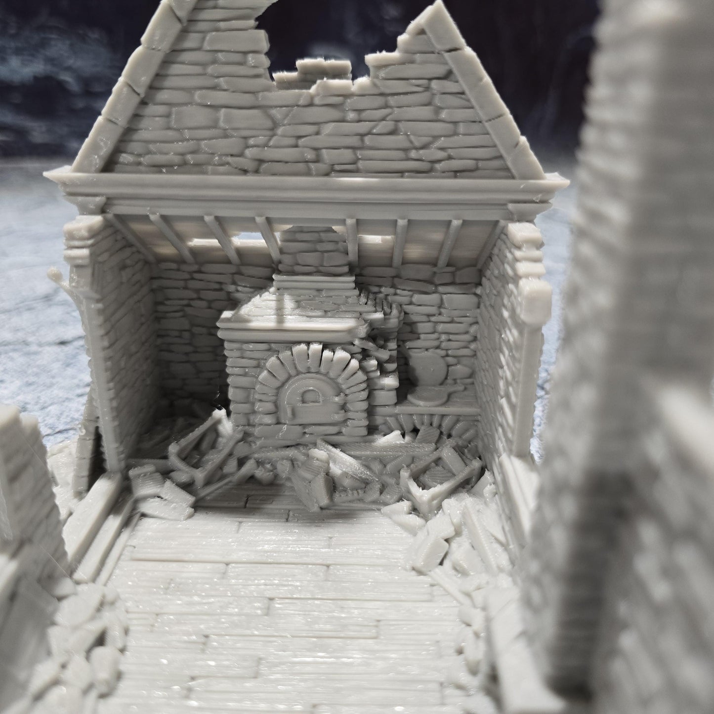 Walter's Bakery Ruin for DnD, Pathfinder, Bolt Action, Revolutionary War Games