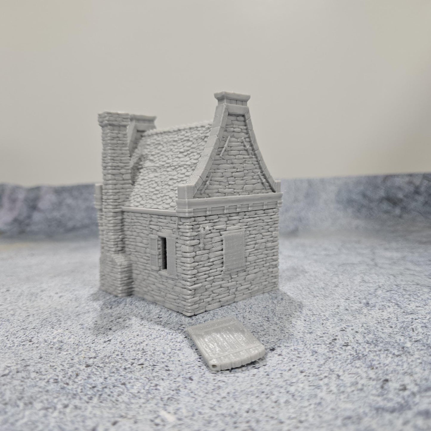 The Steele's Residence: Colonial Era House for D&D, Model Railroading, and Wargaming