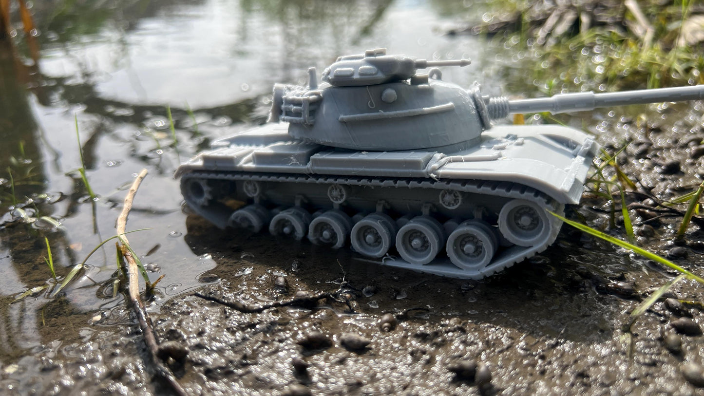 M60 Patton Tank: Cold War Main Battle Tank 28MM Tabletop Terrain, Model Railroading