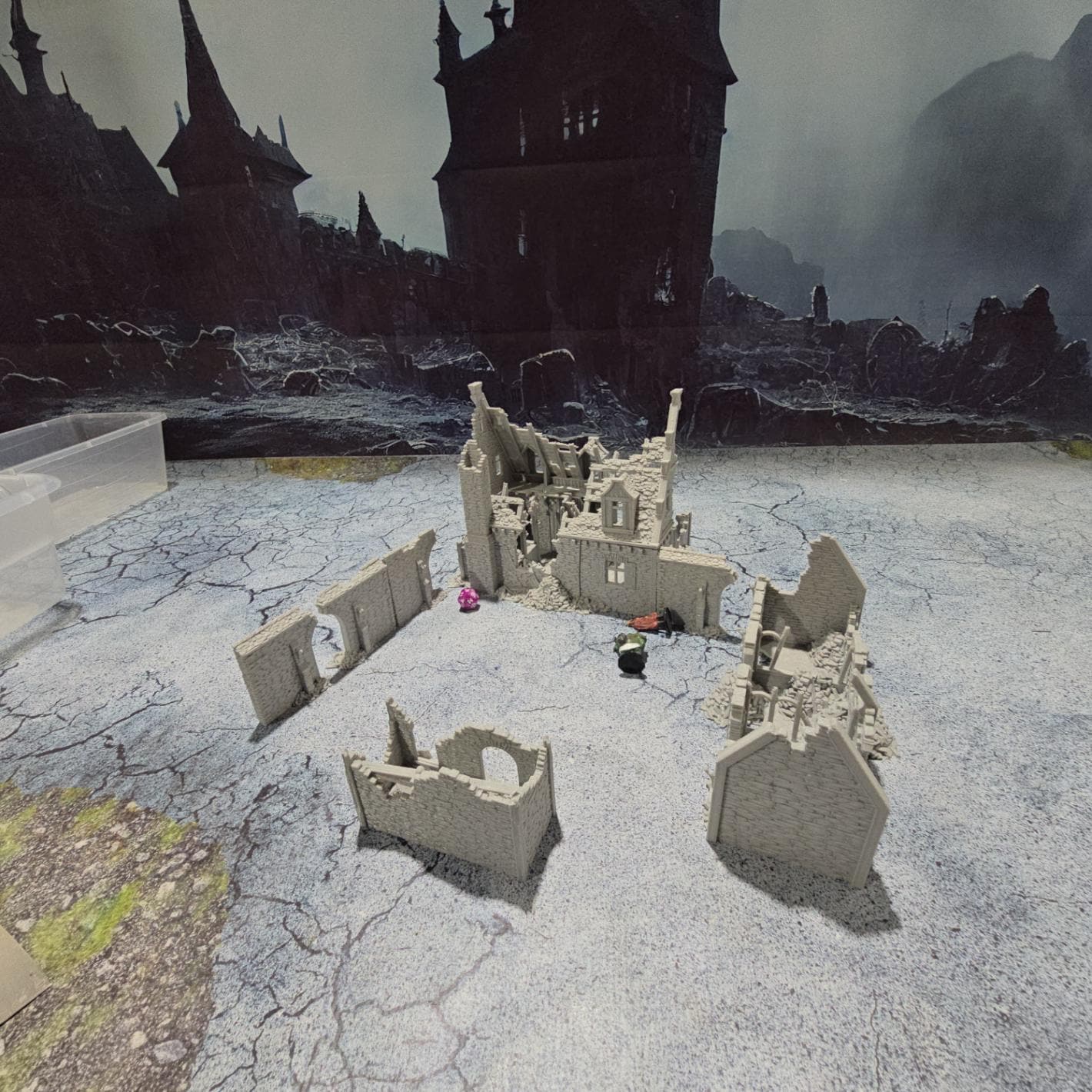Road Side Inn Ruin for DnD, Pathfinder, Bolt Action, Revolutionary War Games