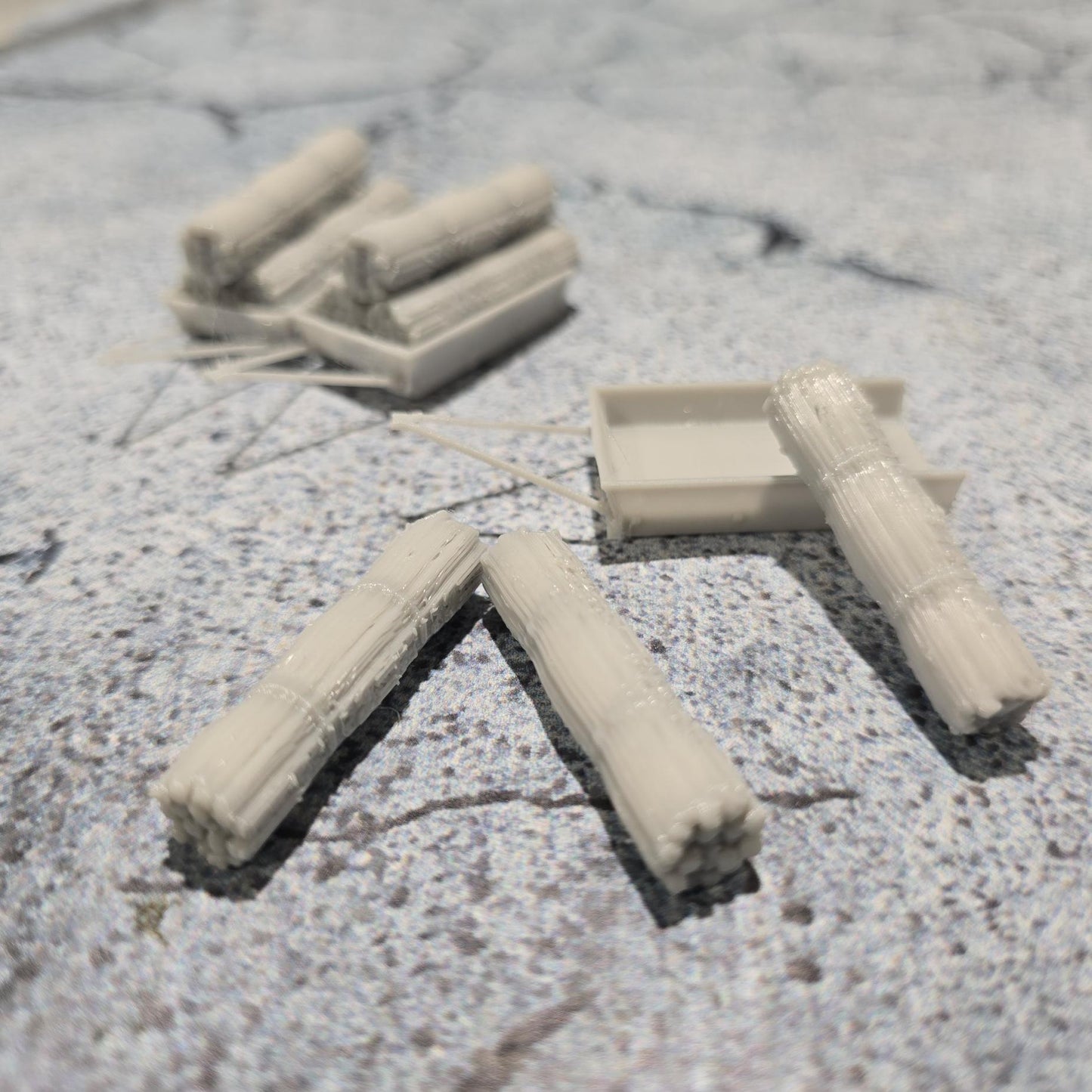 Pack of 3 WW2 Fascine bundles, Short Fascine, Tank, , Warthunder,