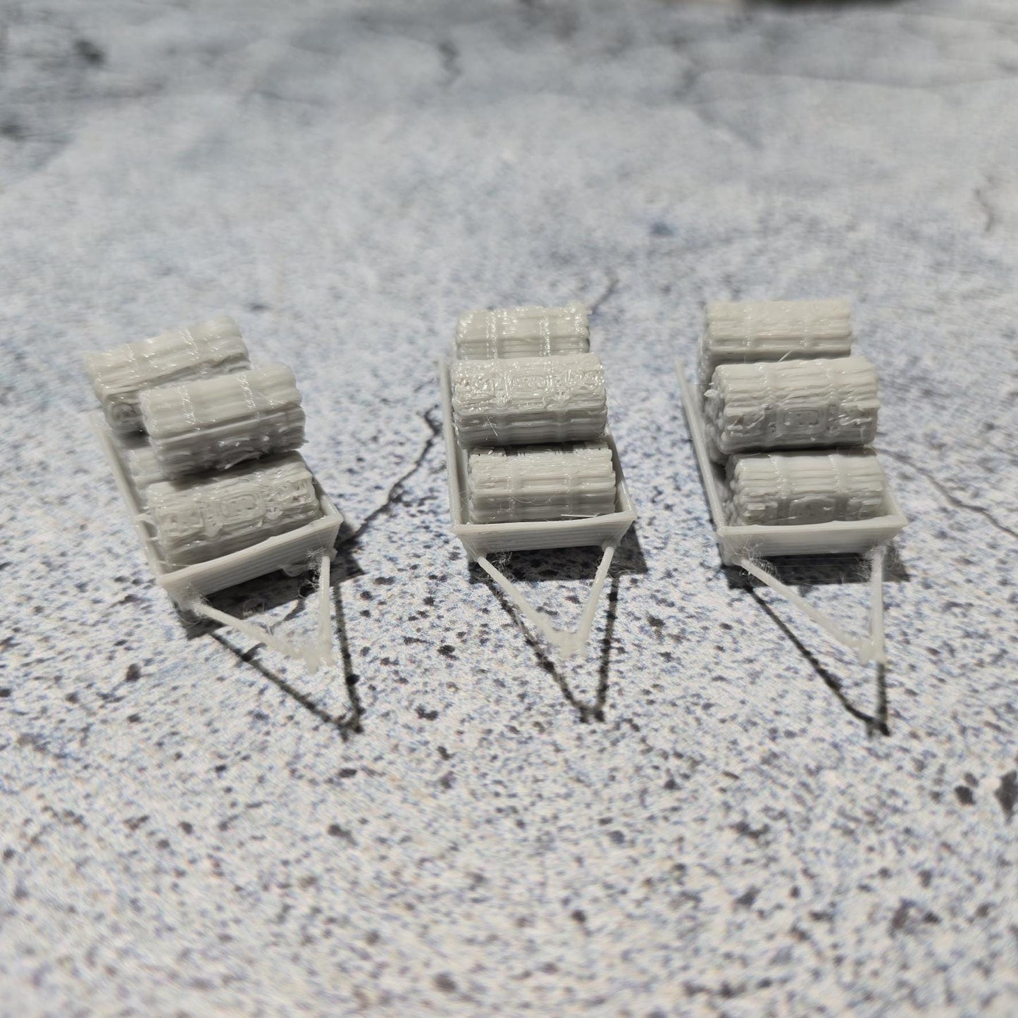 Pack of 3 WW2 Fascine bundles, Short Fascine, Tank, , Warthunder,