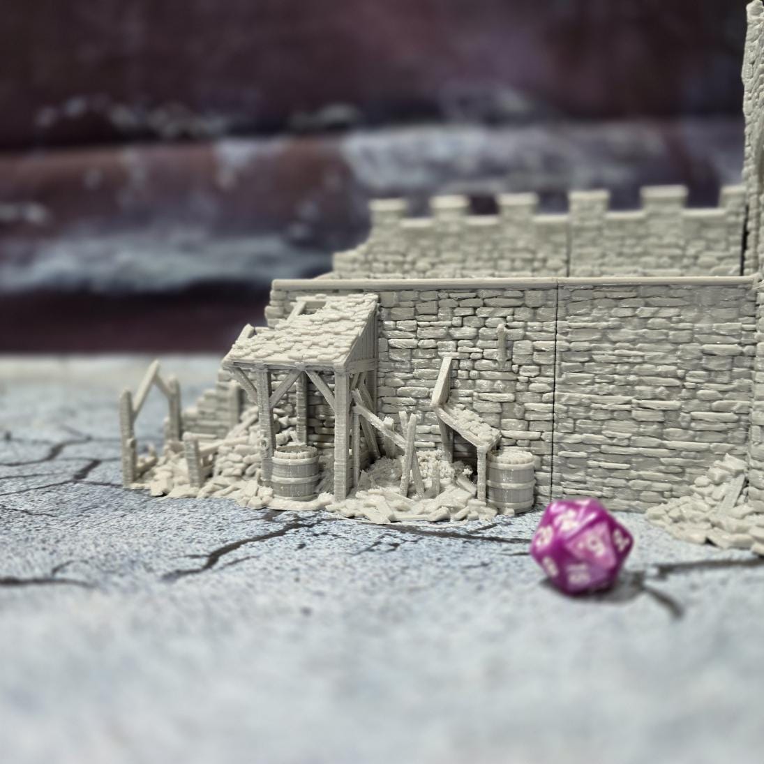 Stables & Storage Ruin for DnD, Pathfinder, Bolt Action, Revolutionary War Games