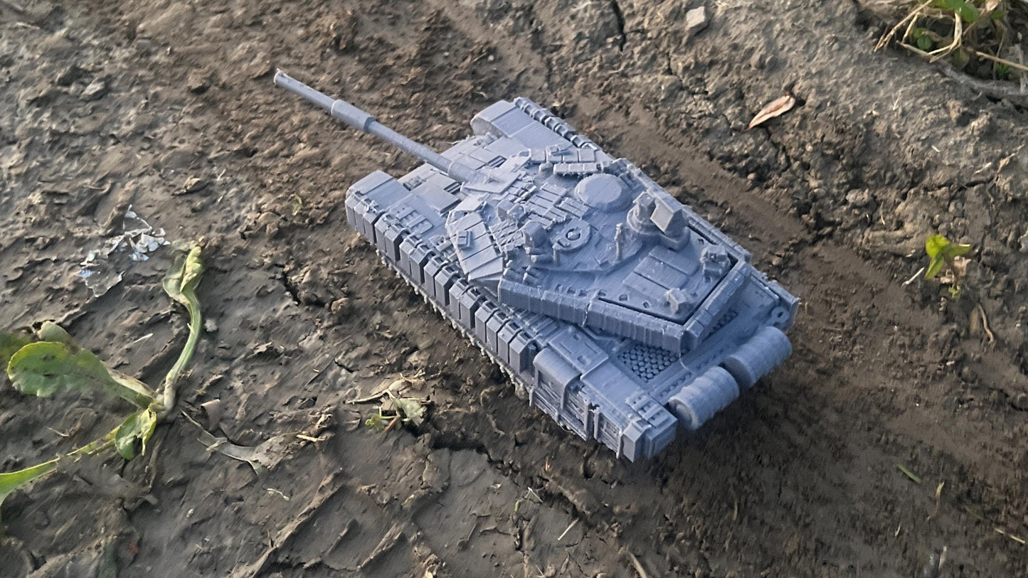 T-90M Proryv with ARENA APS for Tabletop Wargaming - Cold War to Modern Warfare Model