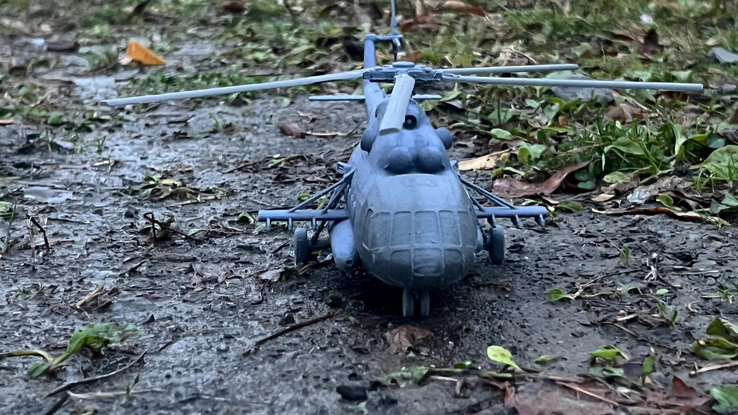 MIL MI-8, MI-8 Hip, cold war Helicopter, cold war, Helicopter, Russian, Tabletop terrain, tabletop gaming, Tank,