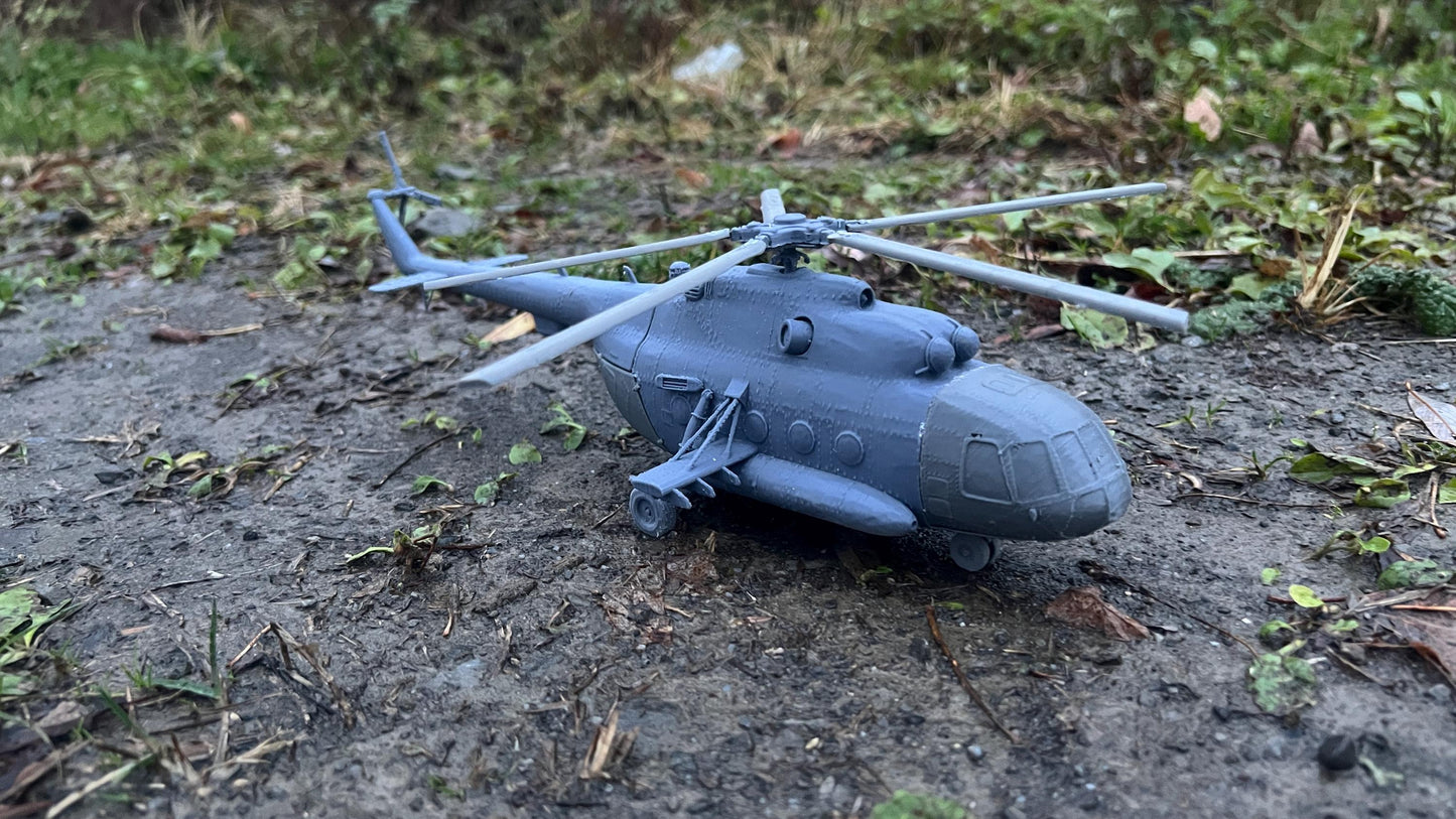 MIL MI-8, MI-8 Hip, cold war Helicopter, cold war, Helicopter, Russian, Tabletop terrain, tabletop gaming, Tank,