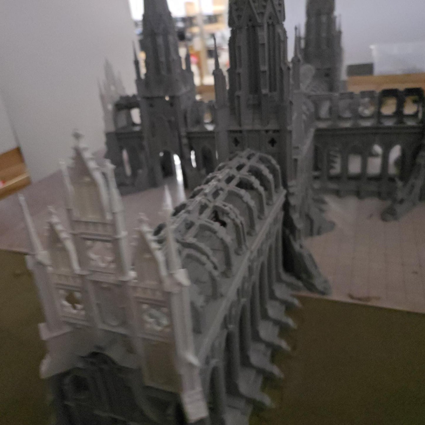 Grimdark Vestal Halls: Modular Gothic Ruins Terrain Set for Tabletop Games and Dioramas - Multiple Configurations Available
