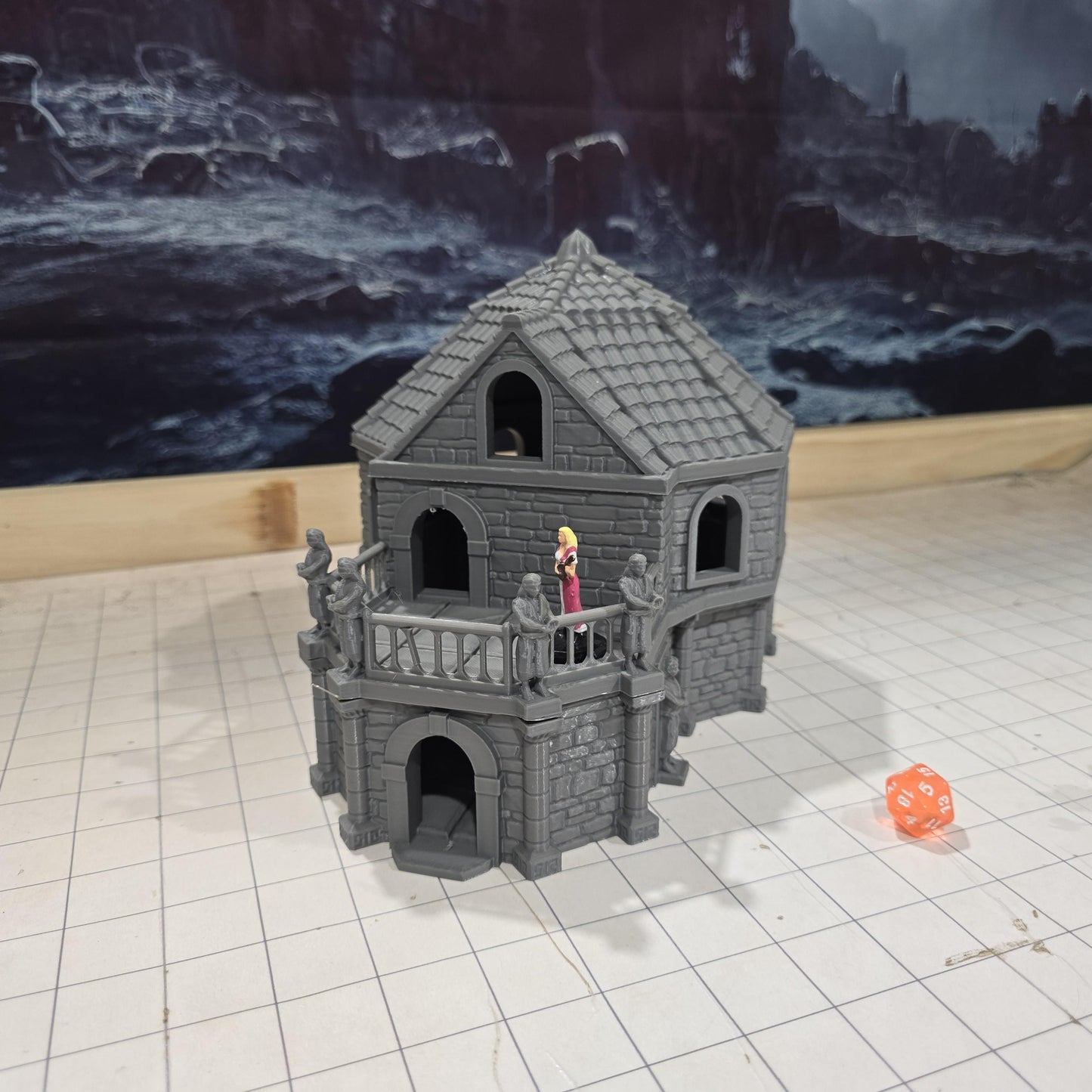 Fersia Bath House: Ancient Roman Public Bath - Ideal for Historical and Fantasy Tabletop Games