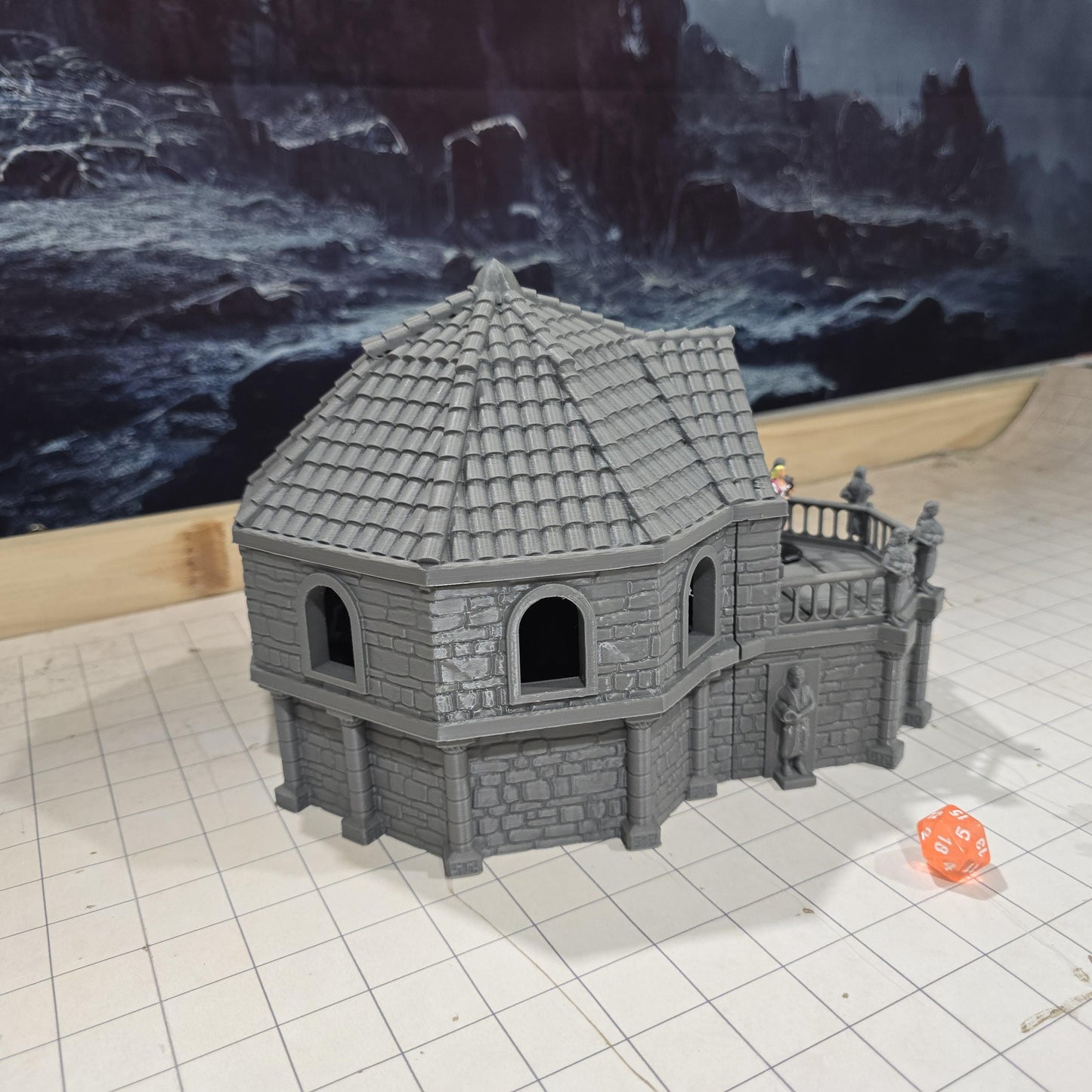Fersia Bath House: Ancient Roman Public Bath - Ideal for Historical and Fantasy Tabletop Games