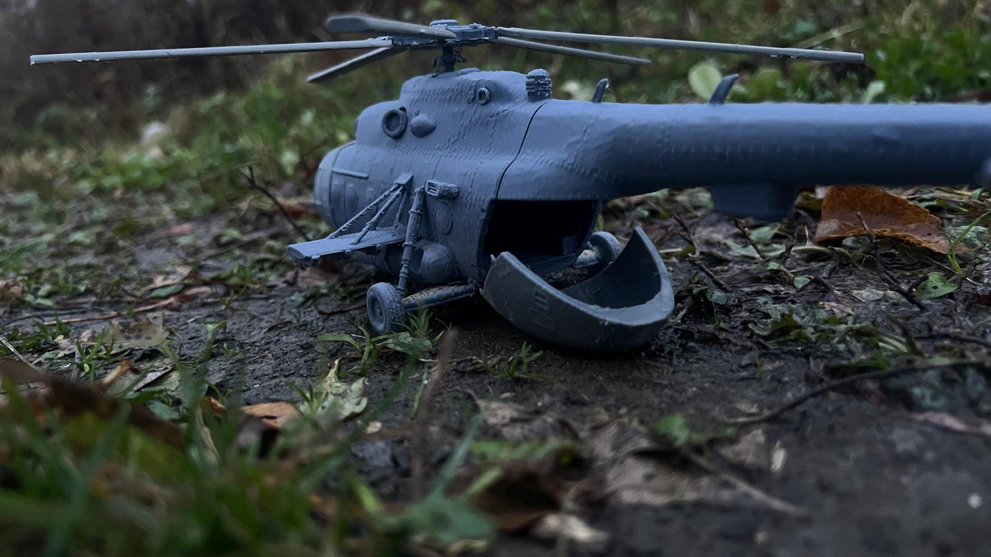 MIL MI-8, MI-8 Hip, cold war Helicopter, cold war, Helicopter, Russian, Tabletop terrain, tabletop gaming, Tank,