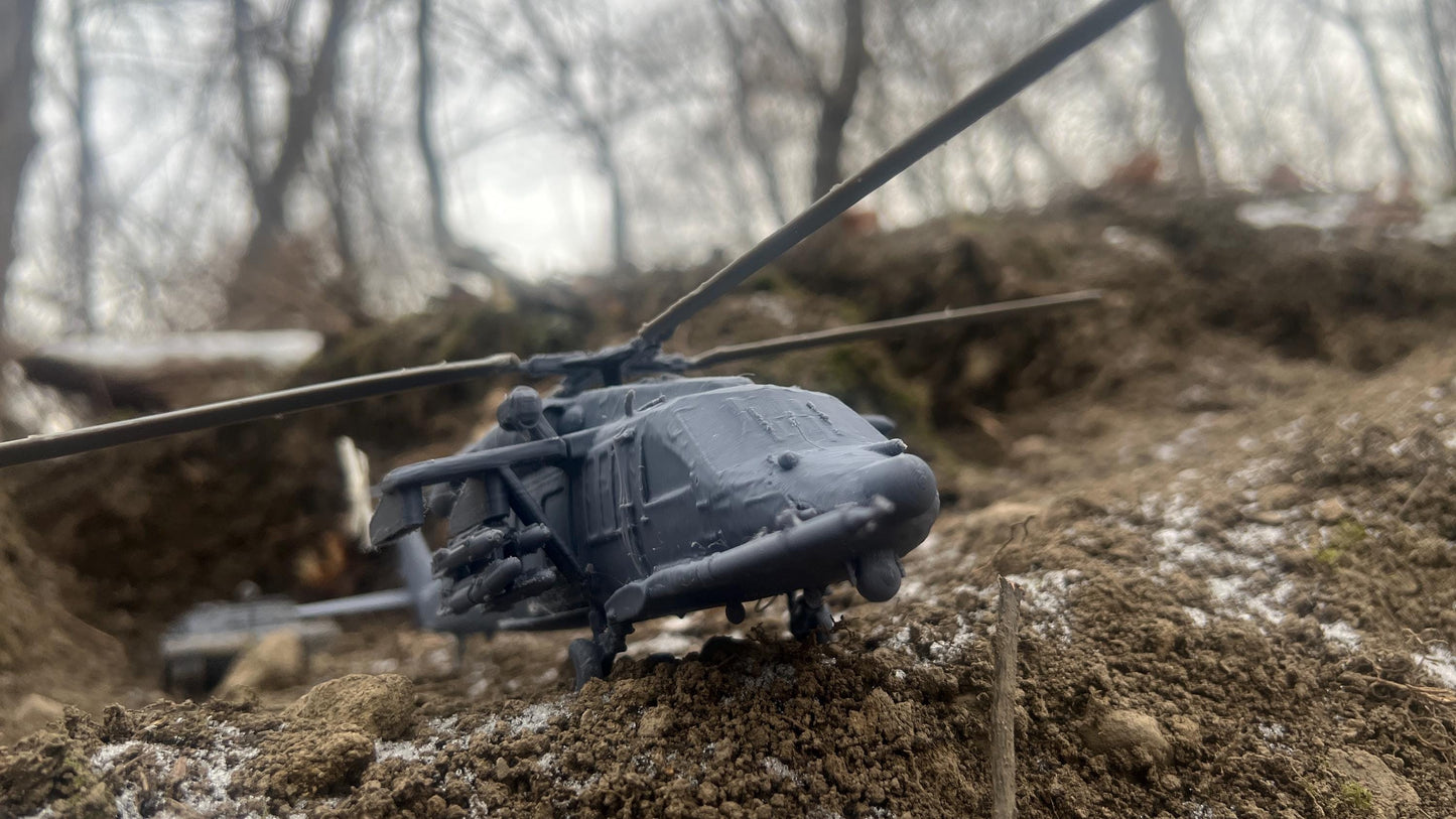 MH-60L DAP :Direct Action Penetrator Helicopter Model for Tabletop Wargaming