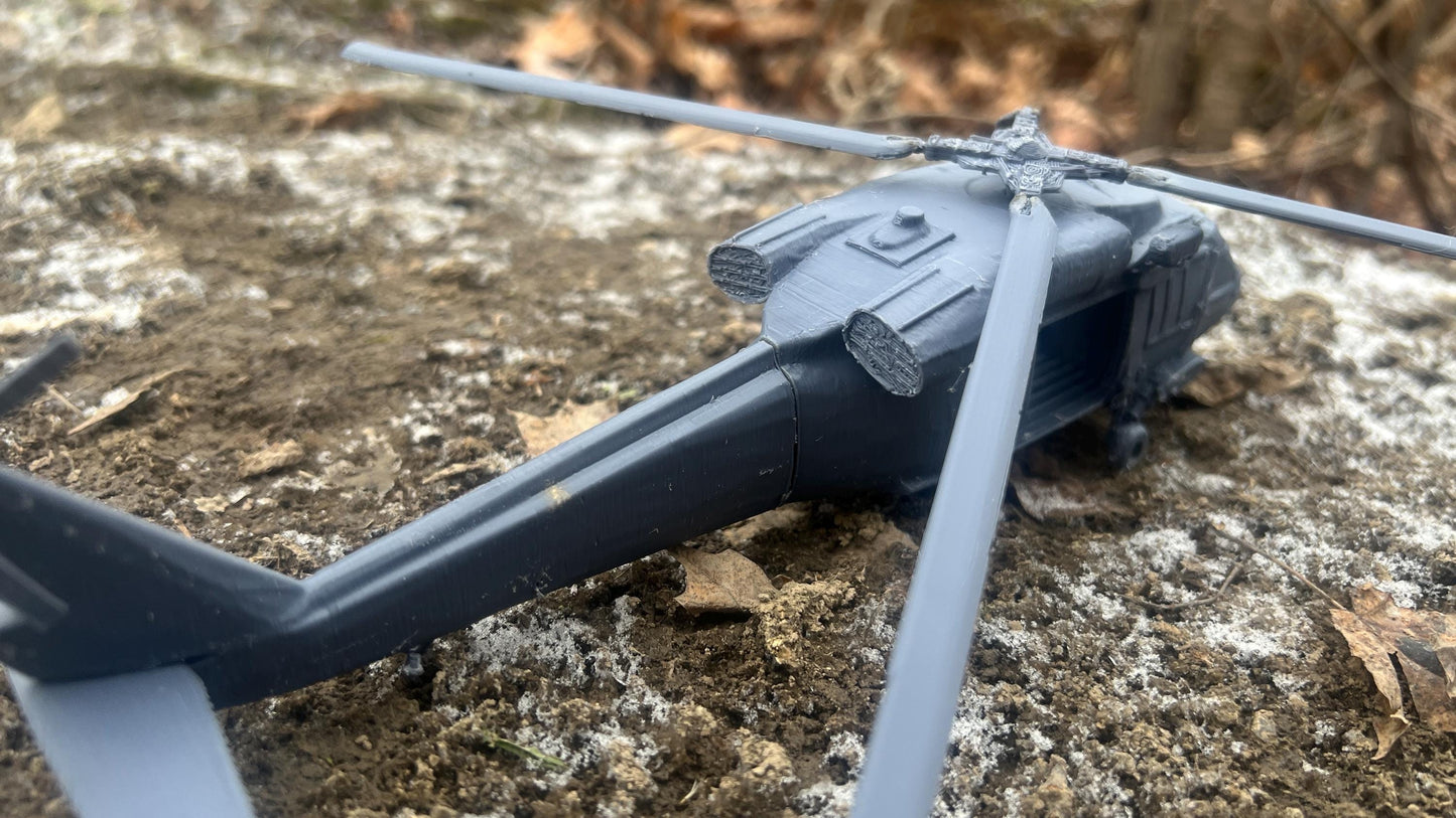 UH-60 :American Blackhawk Helicopter Model for Tabletop Wargaming