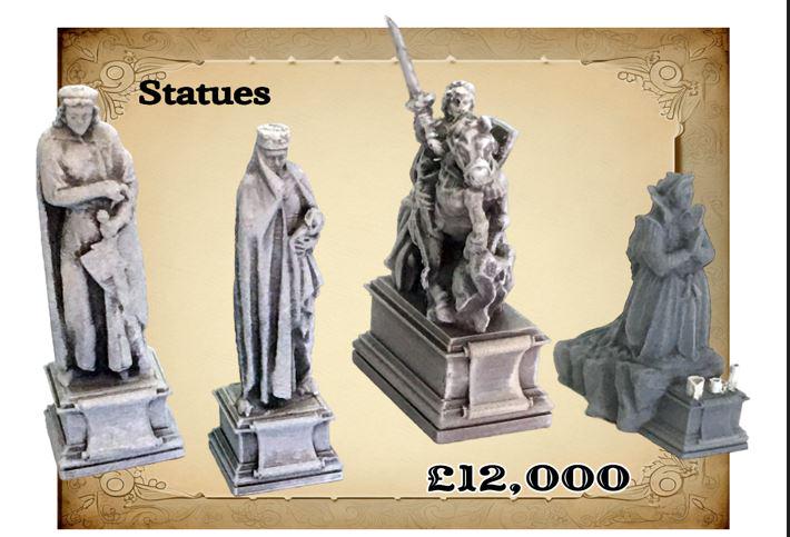 The Council of Wisdom: Ancient Sages and Warriors Statues - Historical and Mythological Figures for RPGs, Dioramas, and Collectible Displays