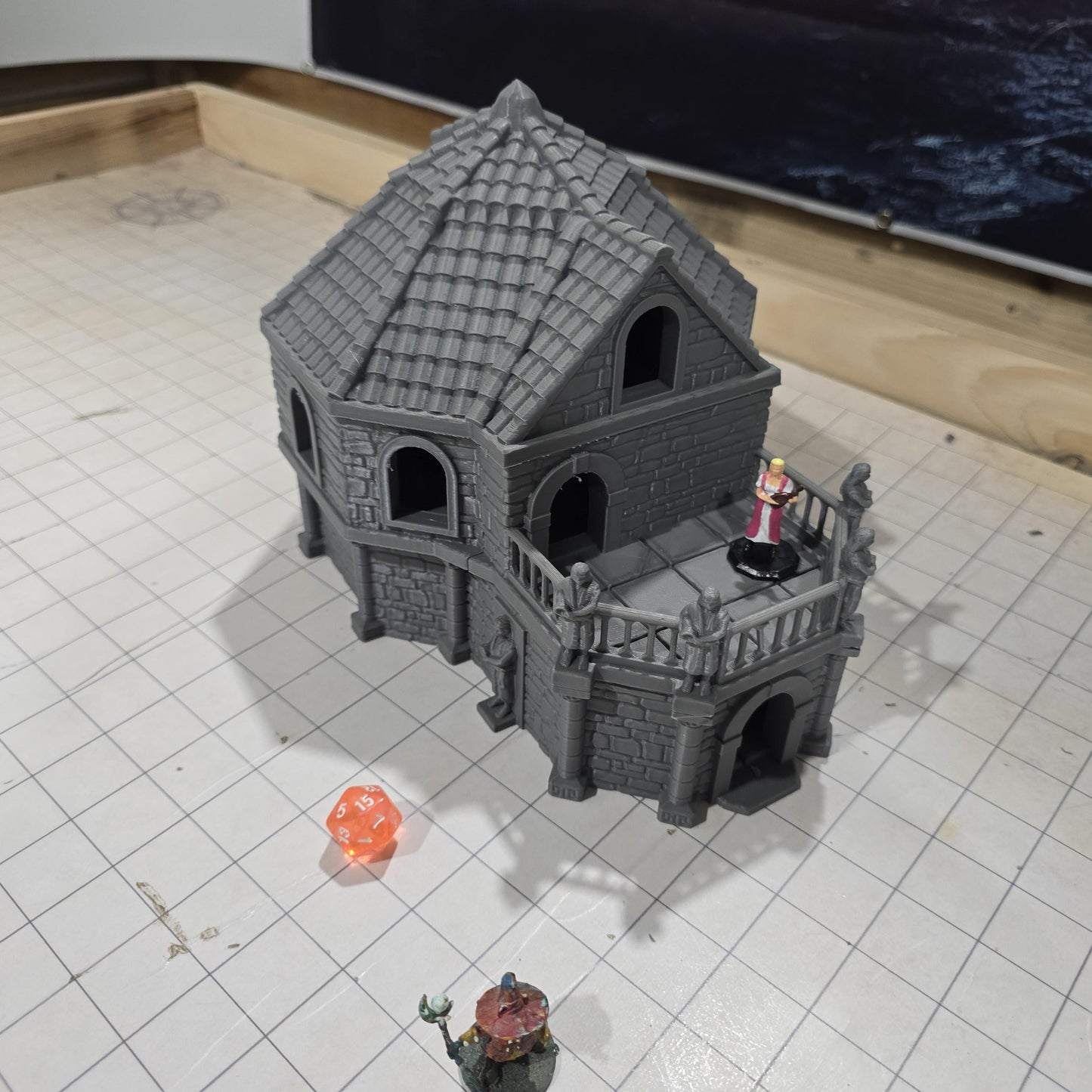 Fersia Bath House: Ancient Roman Public Bath - Ideal for Historical and Fantasy Tabletop Games