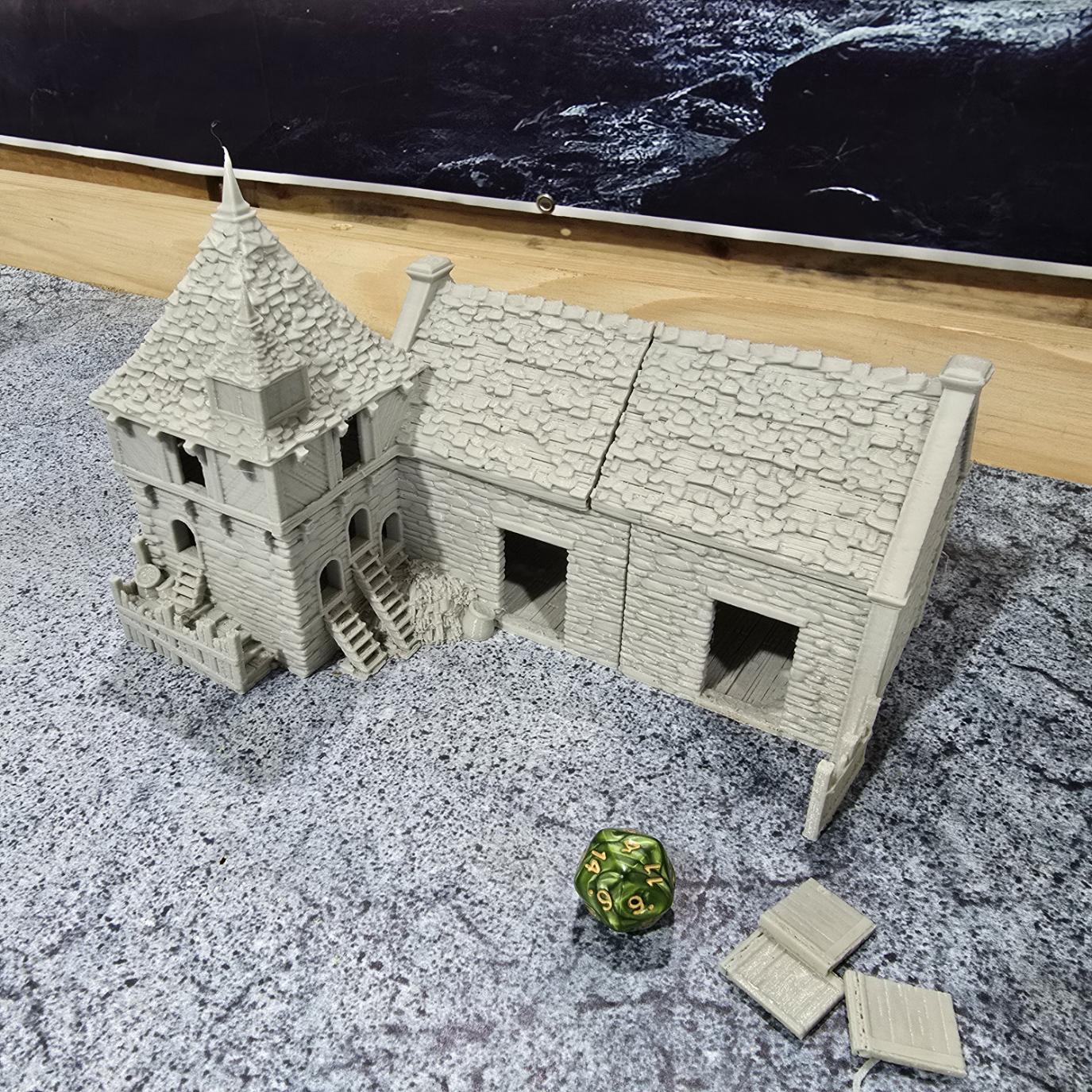 Greendale Pigsty and Chicken Coop: Historical Colonial Farm Structure for D&D, Model Railroading and Wargaming