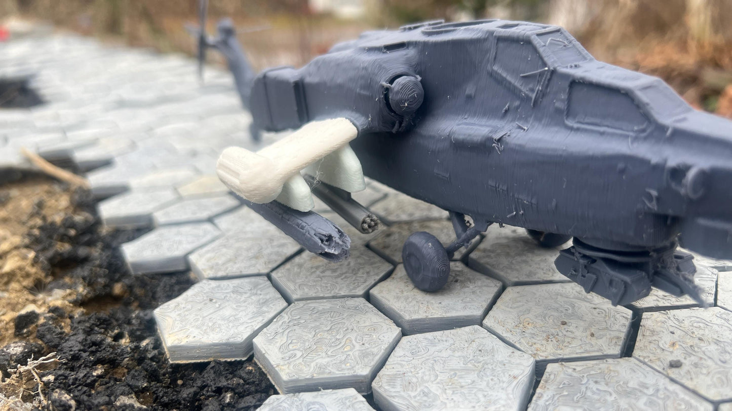 MIL MI-28N, MI-28N Havoc, cold war Helicopter, cold war, Helicopter, Russian, Tabletop terrain, tabletop gaming, Tank,