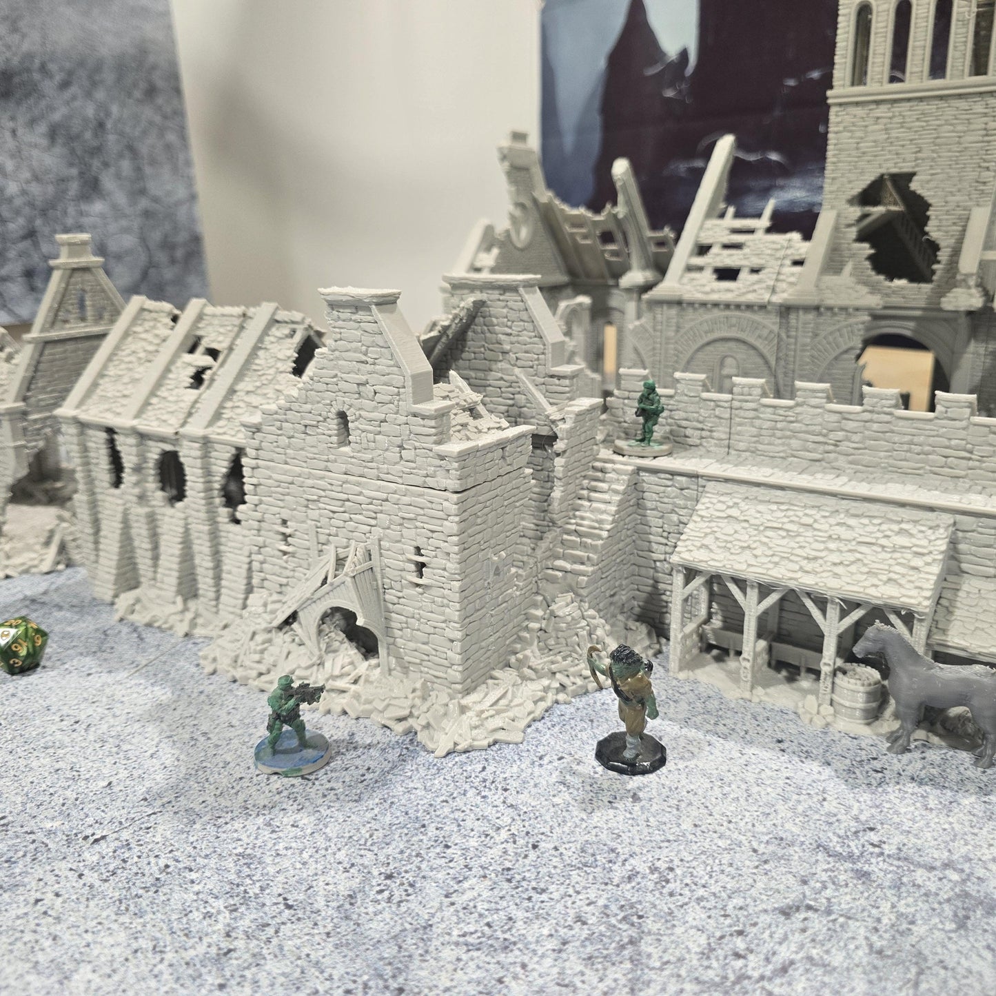 Armory Ruin for DnD, Pathfinder, Bolt Action, Revolutionary War Games