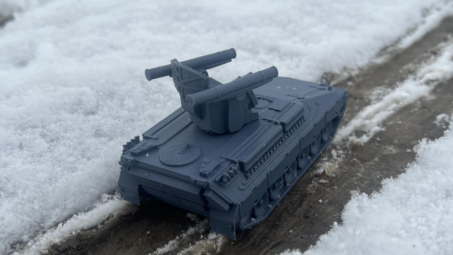 FlaRakpz 1, Roland, Modern warfare, Tabletop terrain, German, Modern tank,