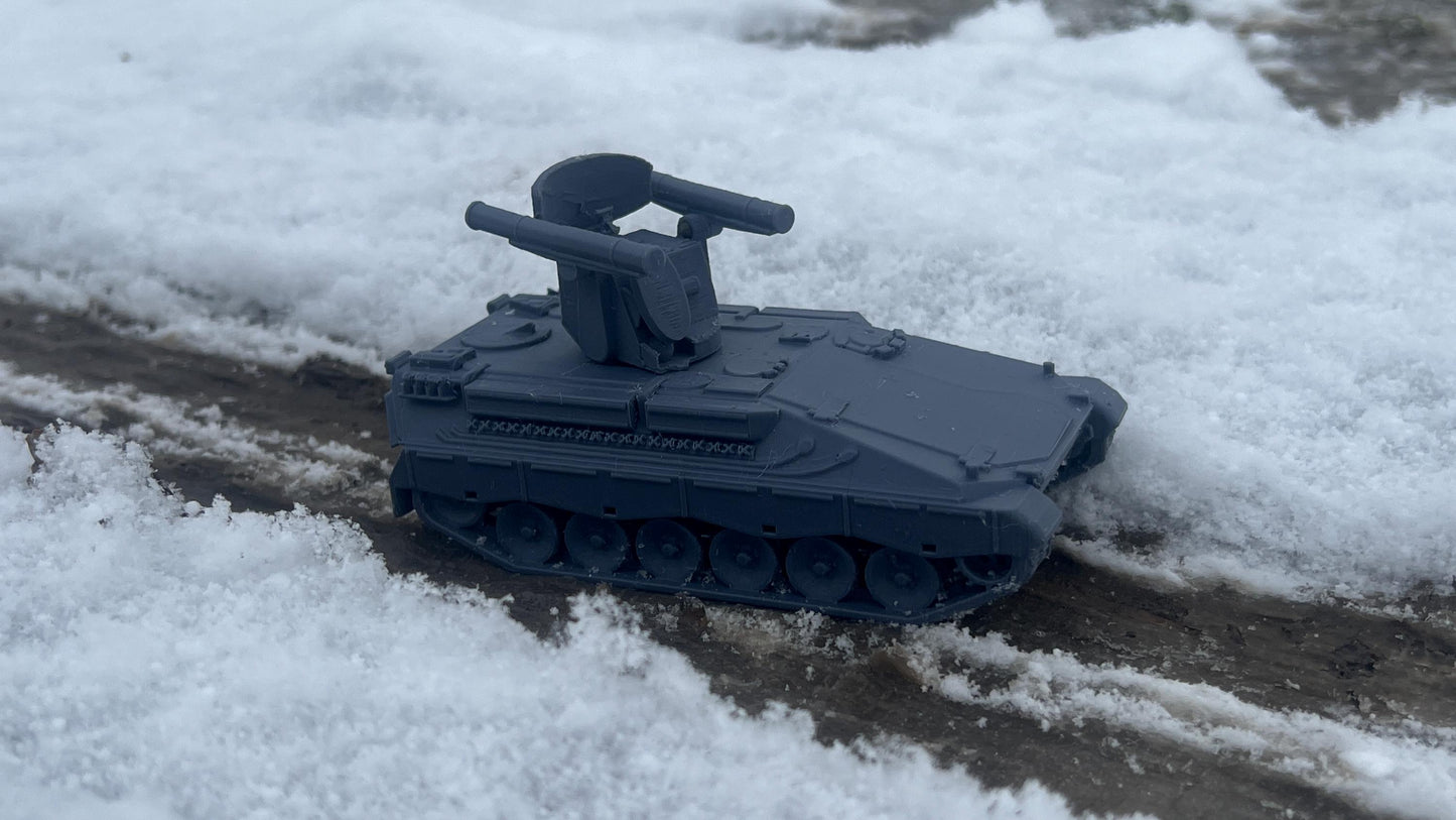 FlaRakpz 1, Roland, Modern warfare, Tabletop terrain, German, Modern tank,