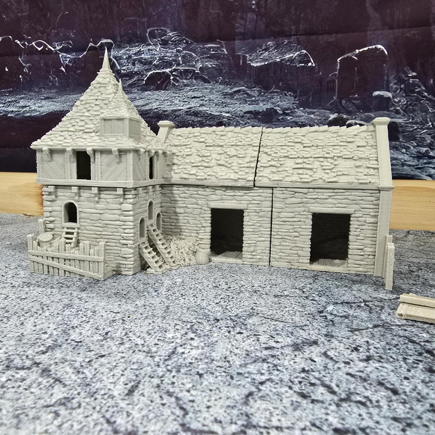 Greendale Pigsty and Chicken Coop: Historical Colonial Farm Structure for D&D, Model Railroading and Wargaming