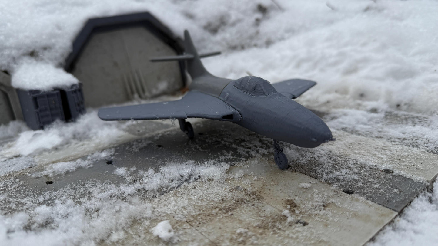 F9F Cougar, fighter-interceptor, North American Jet, Modern warfare, Tabletop terrain, Cold war,
