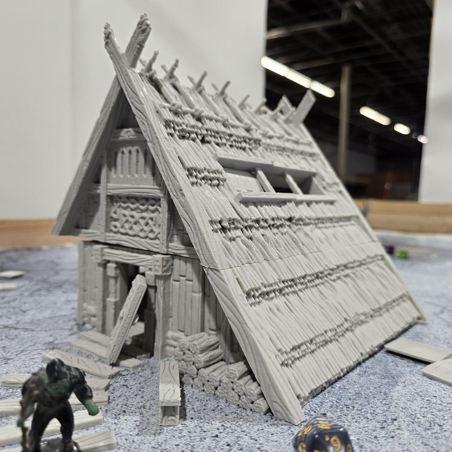 Viking House 1: Classic Norse Architecture - Ideal for Fantasy and Historical RPGs