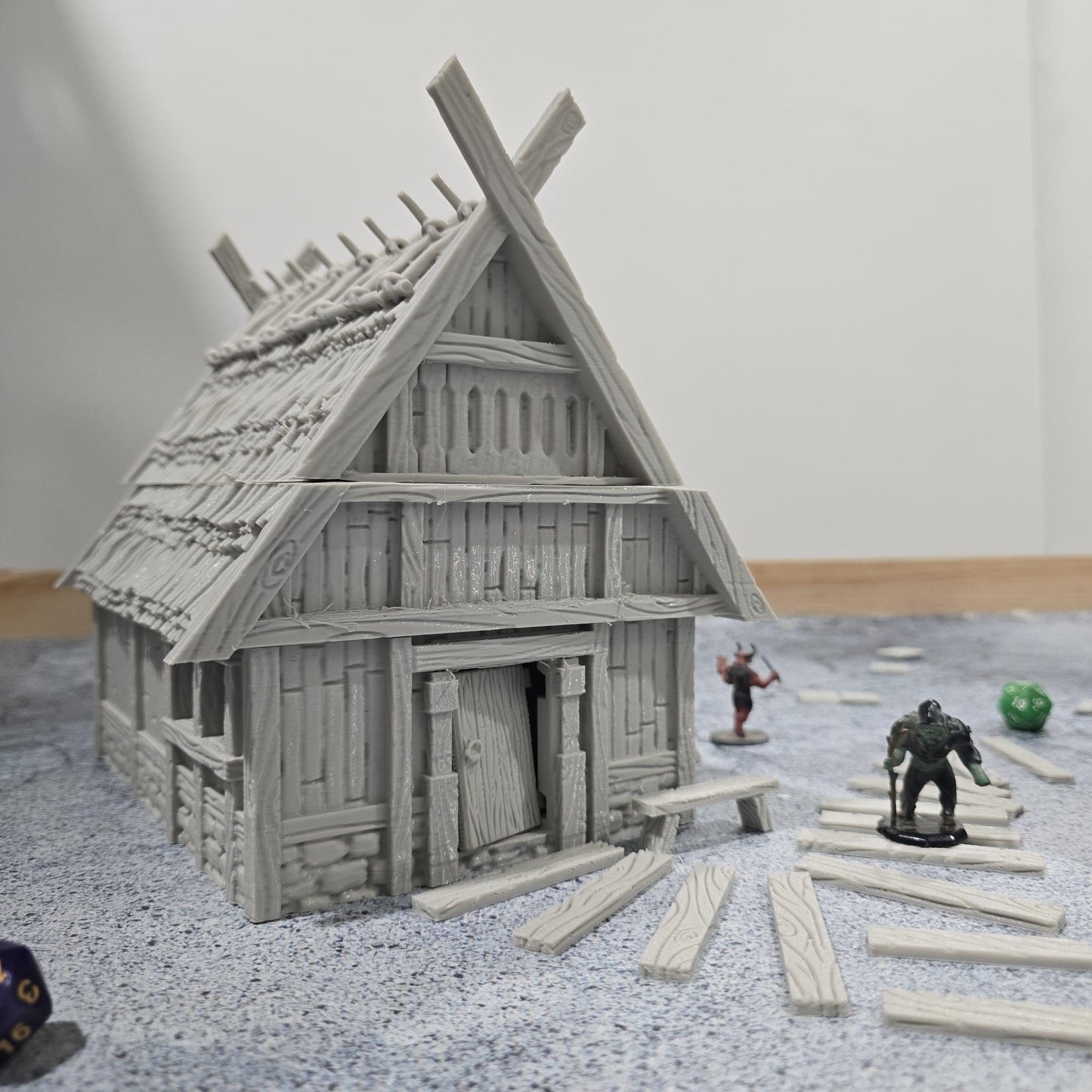 Viking House 2: Authentic Norse Longhouse - Perfect for Historical and Fantasy Gaming