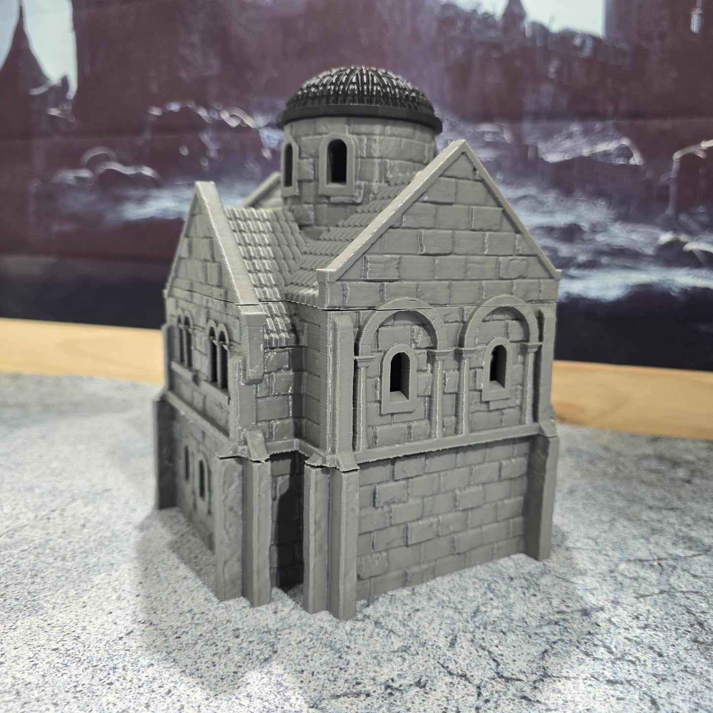 City Building 4, Arkenfel House 4, Osgiliath 4 - - Dungeons and Dragons - 28mm Terrain - terrain