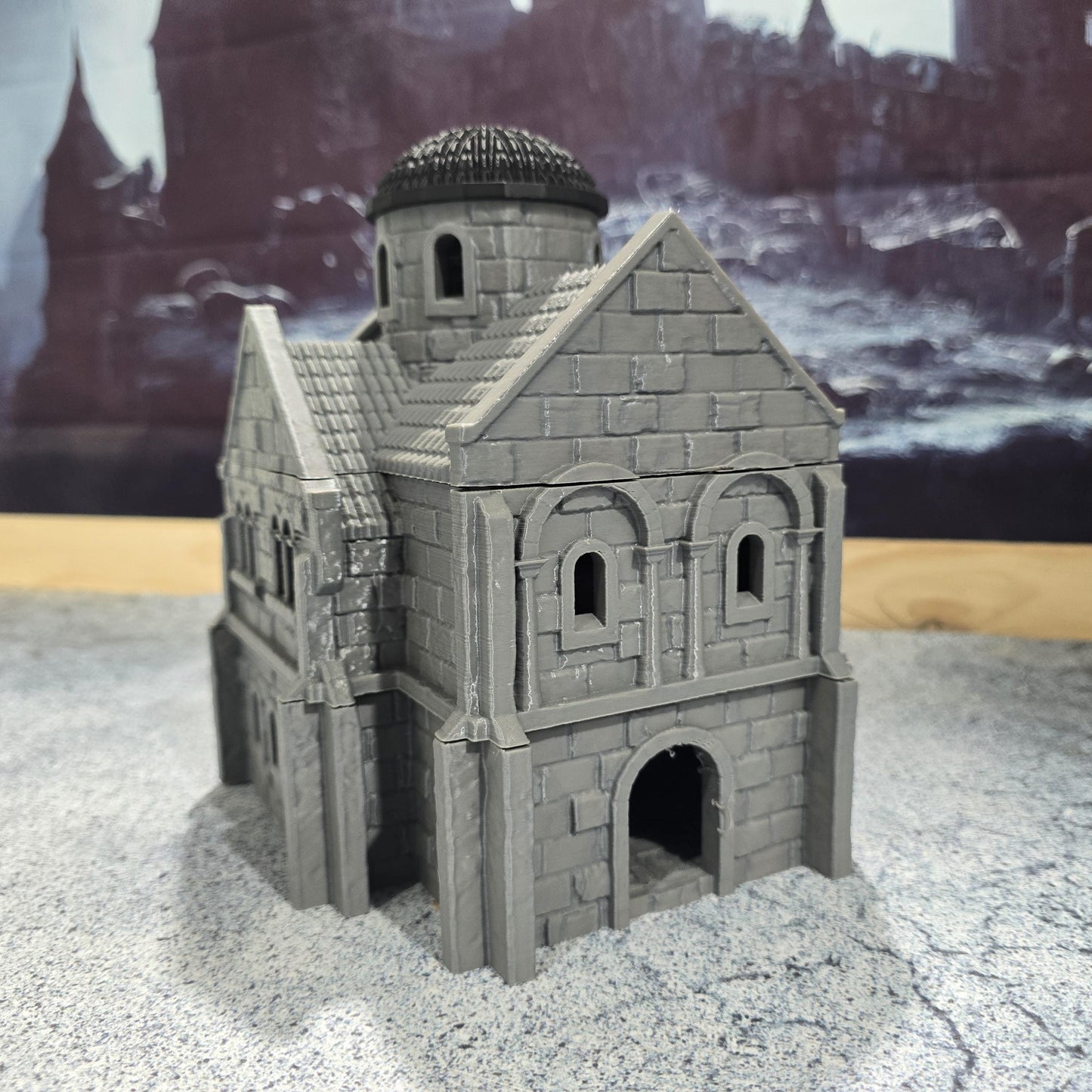 City Building 4, Arkenfel House 4, Osgiliath 4 - - Dungeons and Dragons - 28mm Terrain - terrain