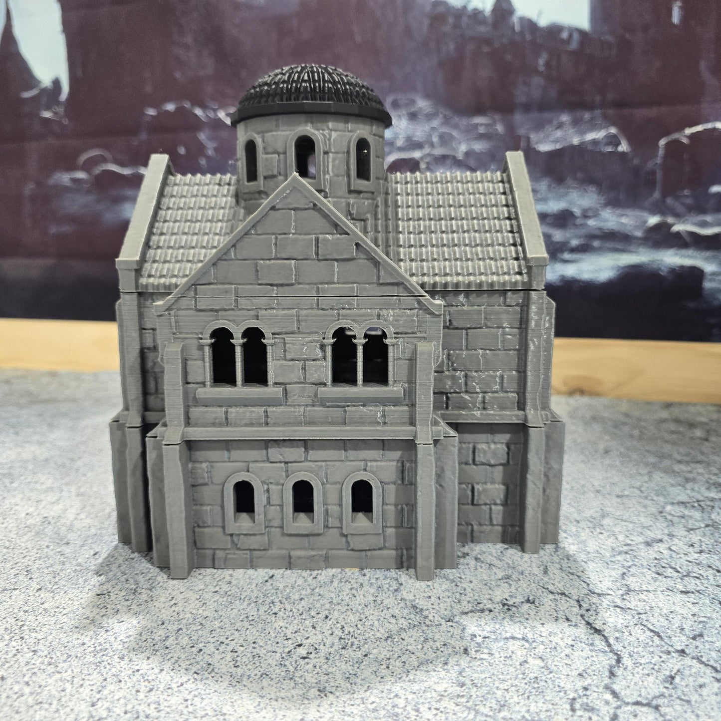 City Building 4, Arkenfel House 4, Osgiliath 4 - - Dungeons and Dragons - 28mm Terrain - terrain