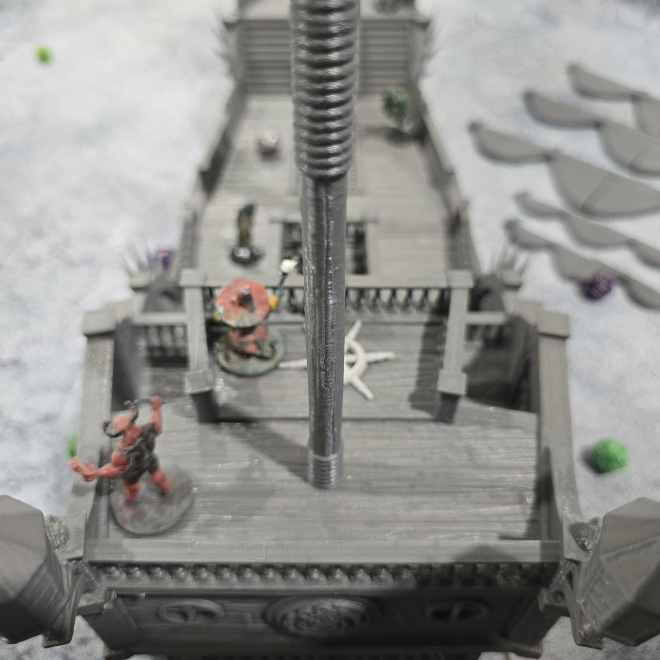 Warship, Battleship, Frigate, Dungeons and Dragons, 28mm Warship