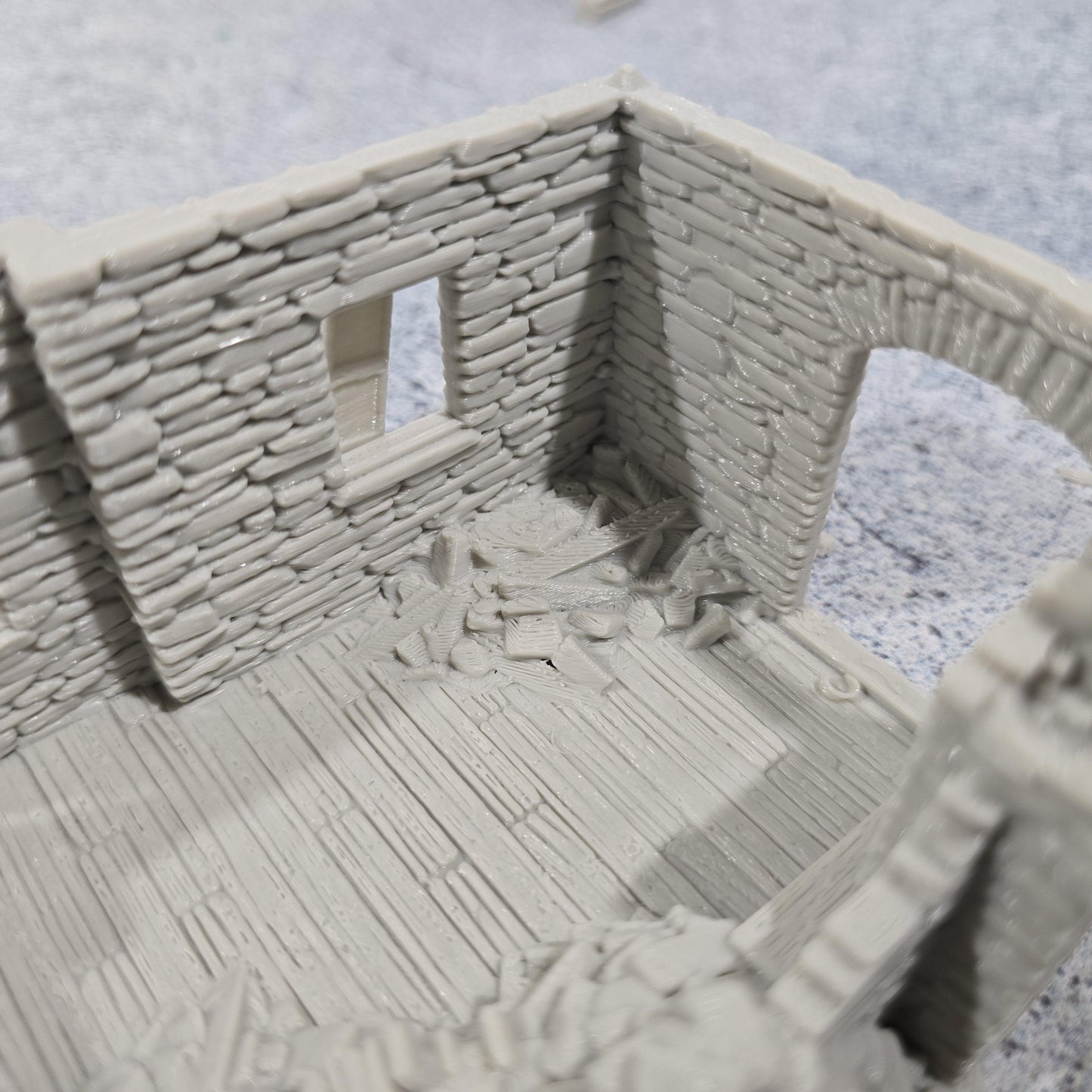 Ruined Chiswick's Residence for DnD, Pathfinder, Bolt Action, Revolutionary War Games
