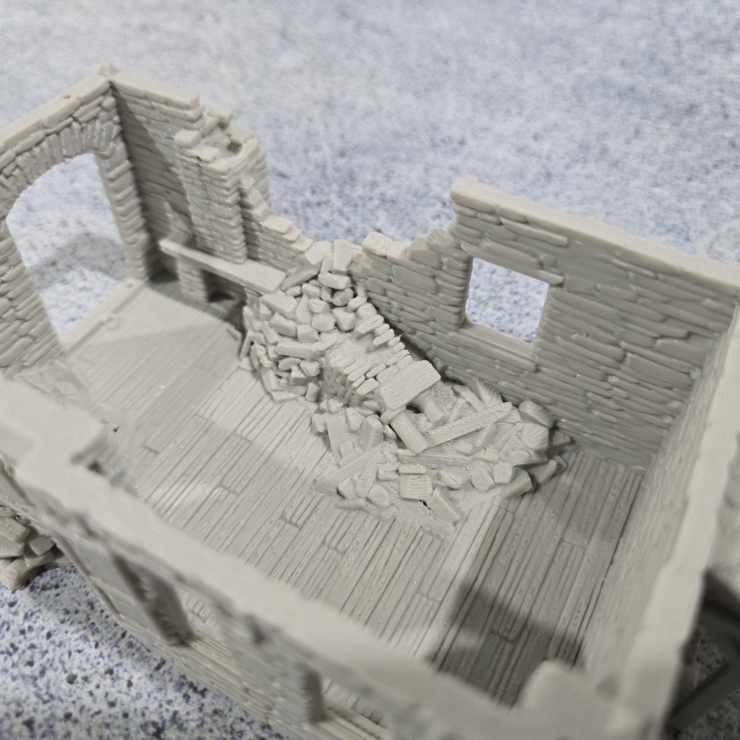 Ruined Chiswick's Residence for DnD, Pathfinder, Bolt Action, Revolutionary War Games