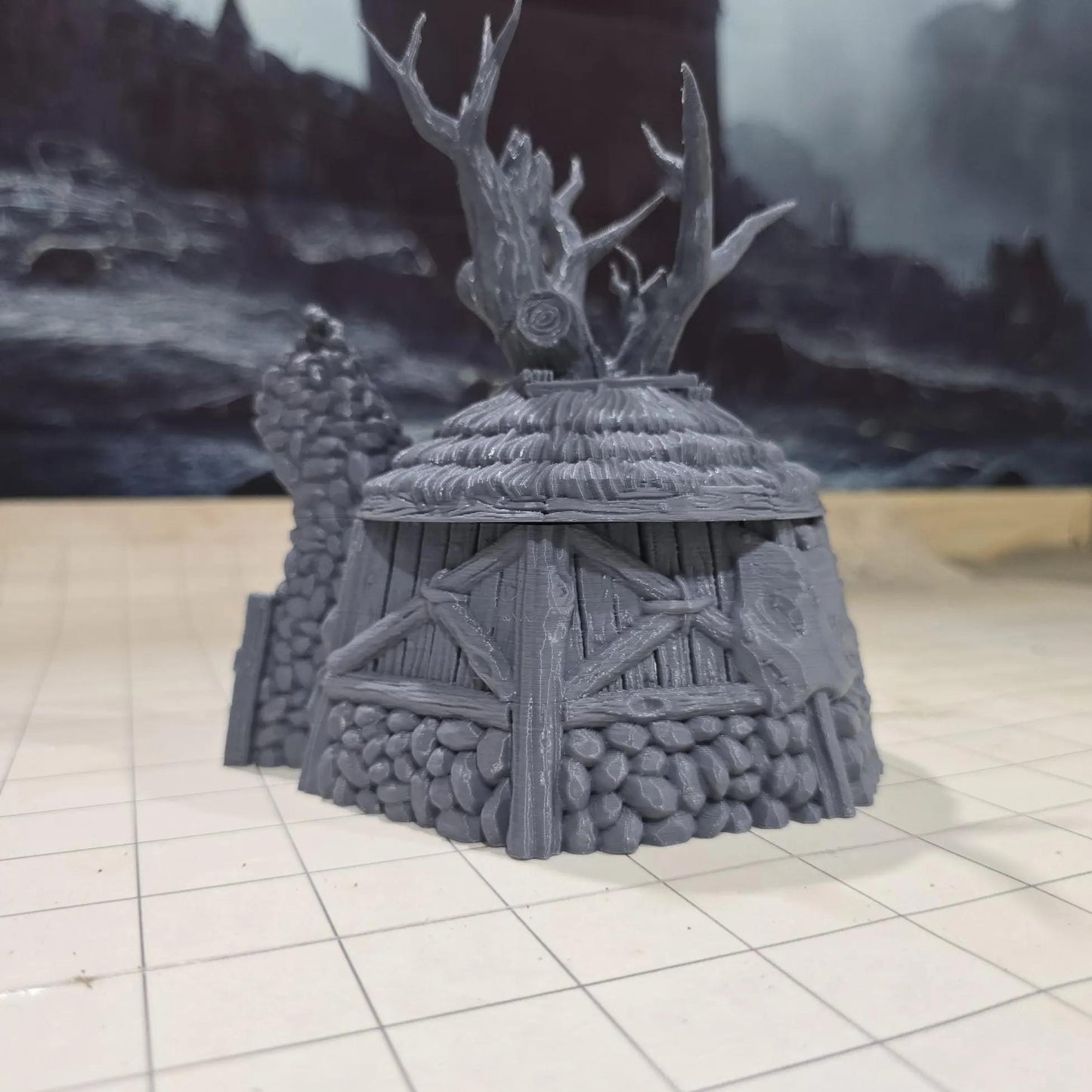 Norse Shaman Hut: Early Medieval Village Scenery for Fantasy RPGs