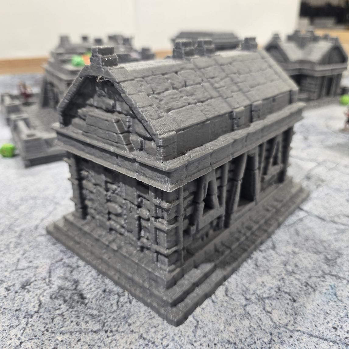 Inca Village Building 1: Pre-Columbian Settlement Replica for Tabletop RPGs, Inca Village, 8 structures