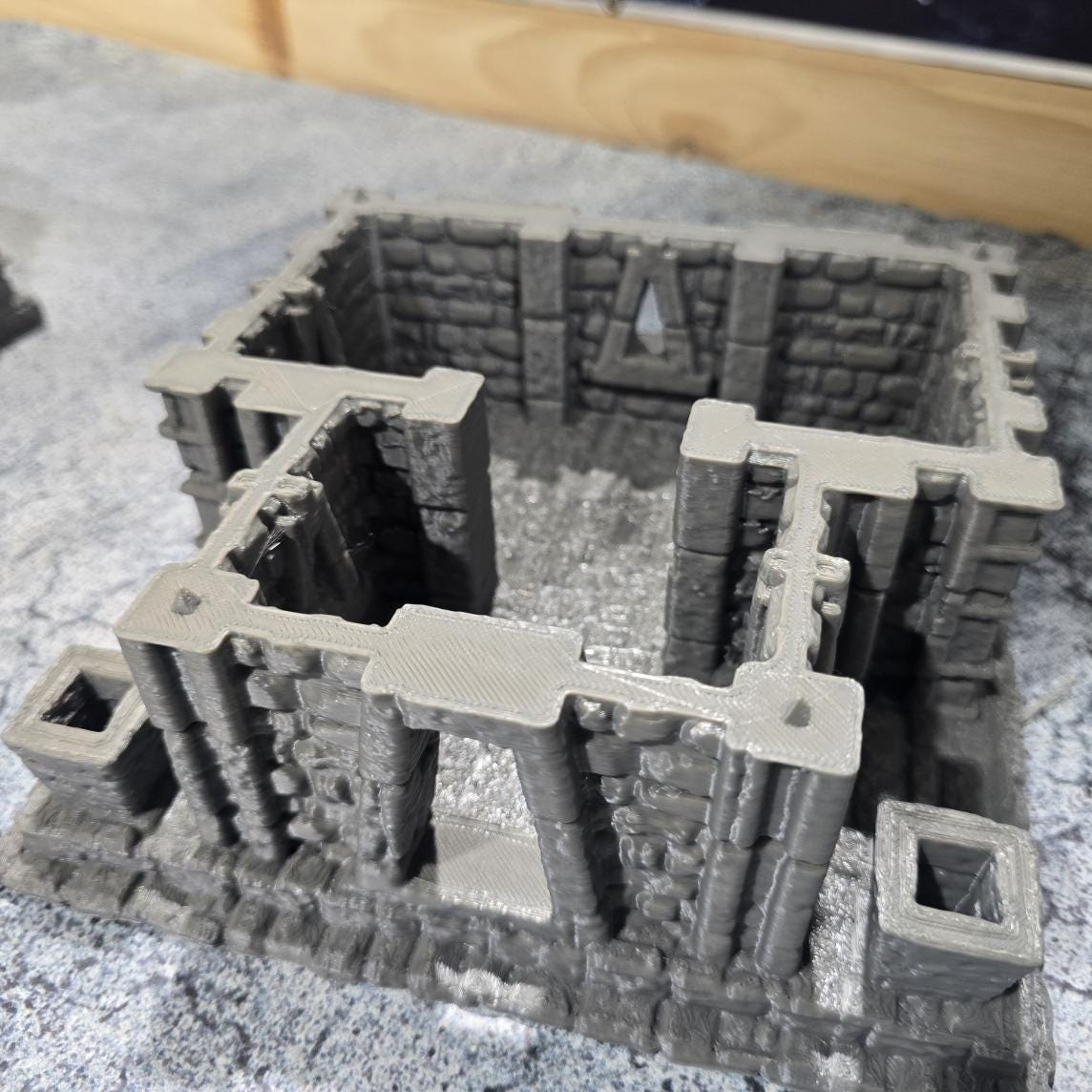 Inca Village Building 3: Ancient Stone Structure for Tabletop Gaming