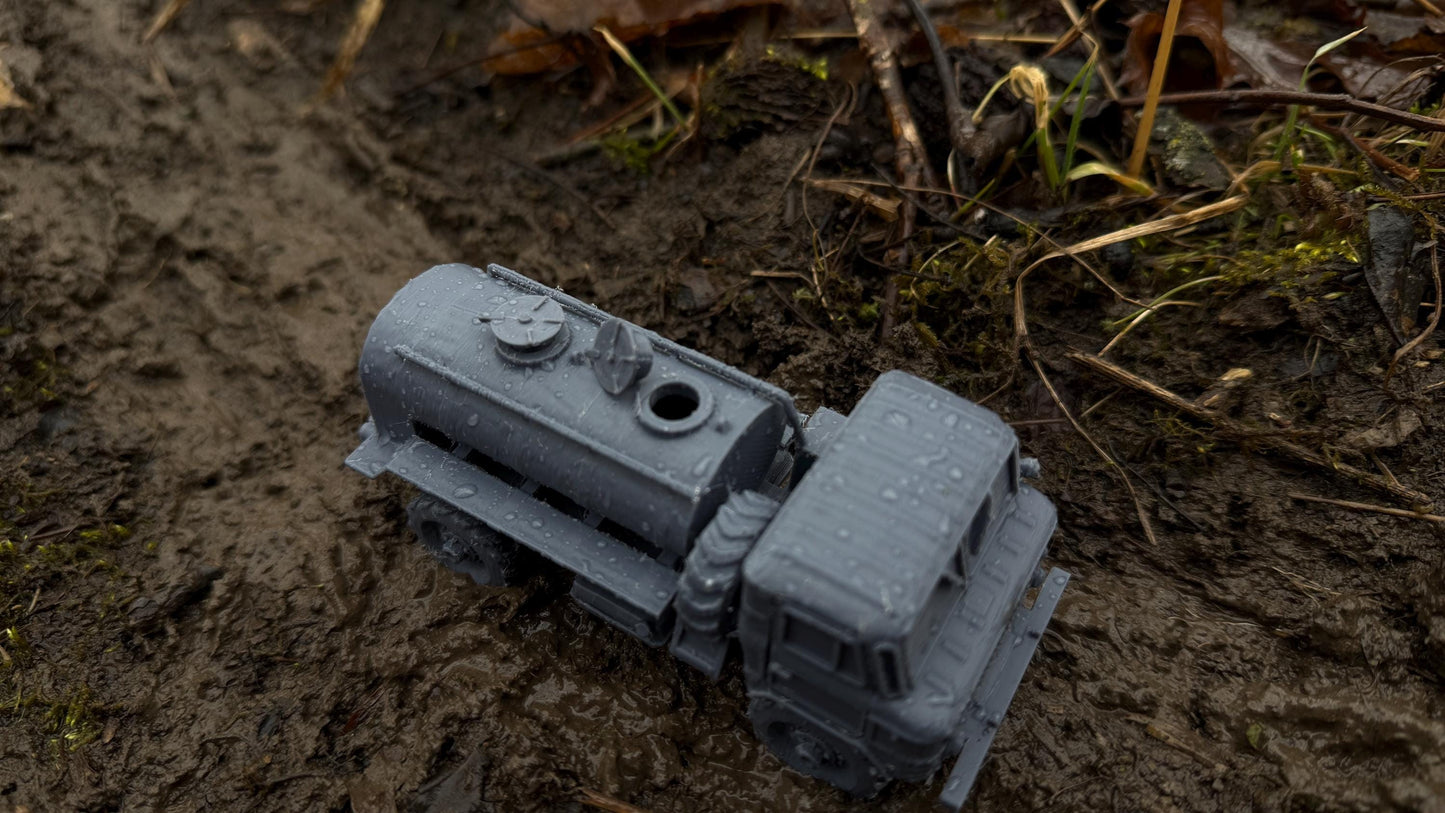 GAZ 66 Tanker, truck, soviet Era, Russian, Post War, cold war, tabletop gaming, tabletop terrain