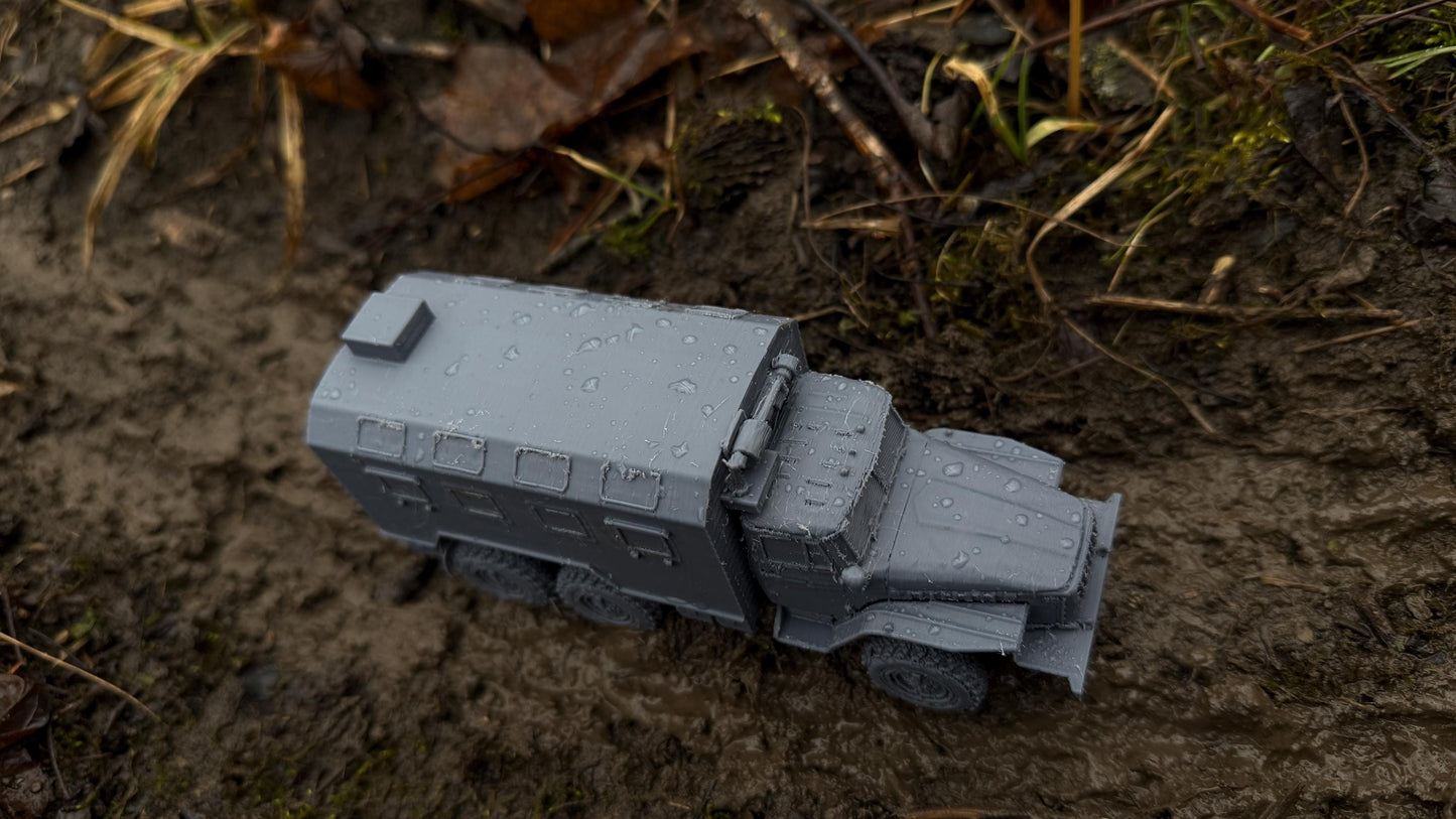Ural 4320, KUNG, Truck, Soviet Era, Post War, cold war, tabletop gaming, tabletop terrain