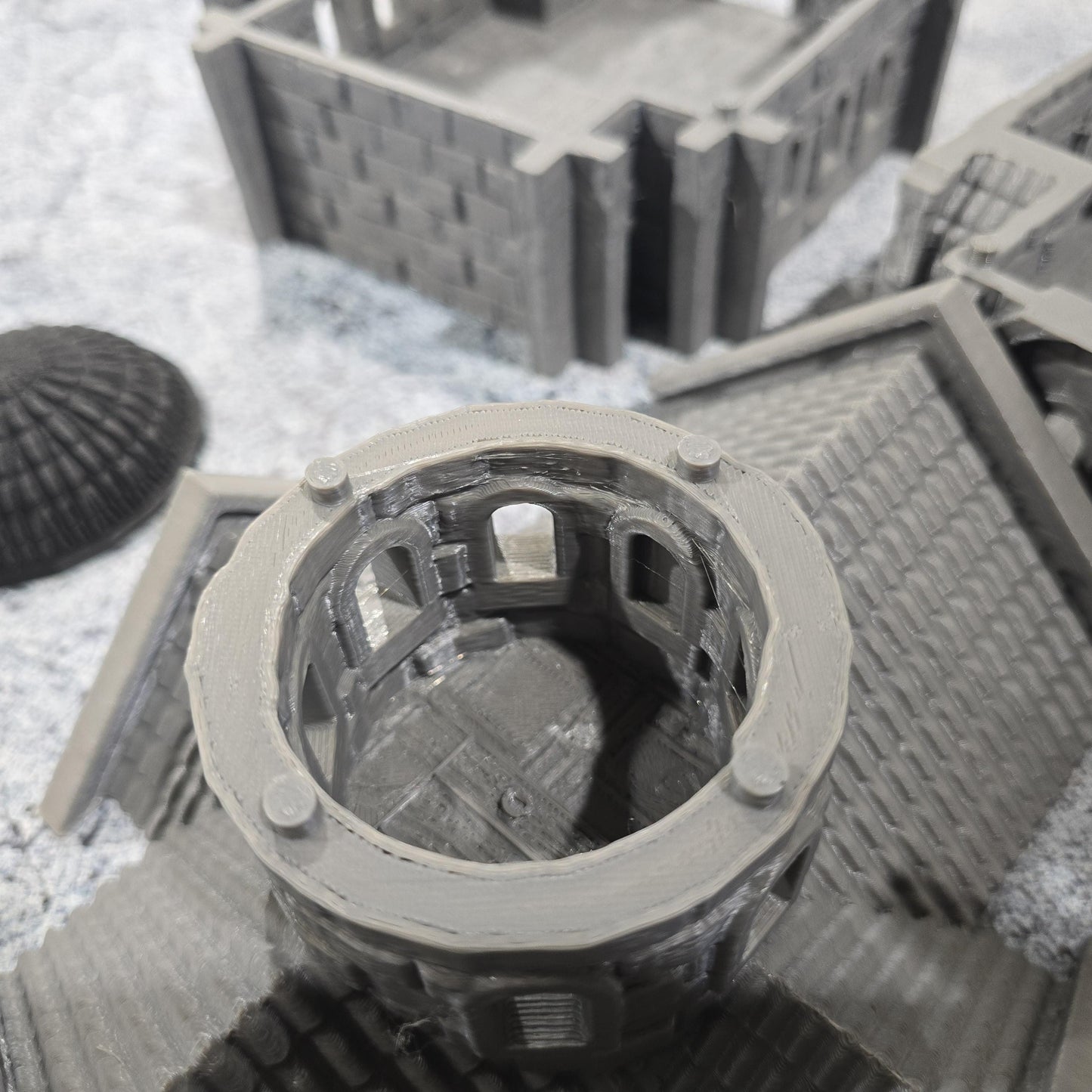 City Building 4, Arkenfel House 4, Osgiliath 4 - - Dungeons and Dragons - 28mm Terrain - terrain