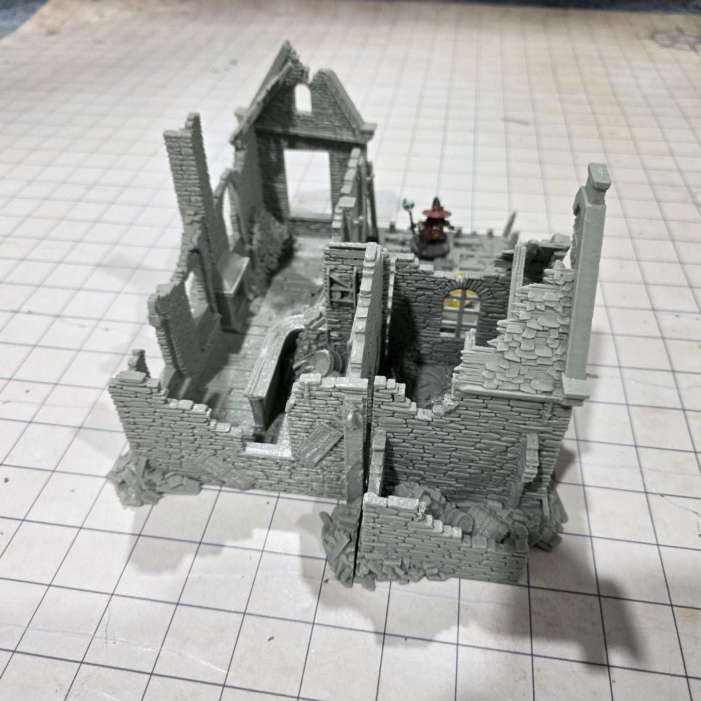 GoldCrown Tavern Ruin for DnD, Pathfinder, Bolt Action, Revolutionary War Games
