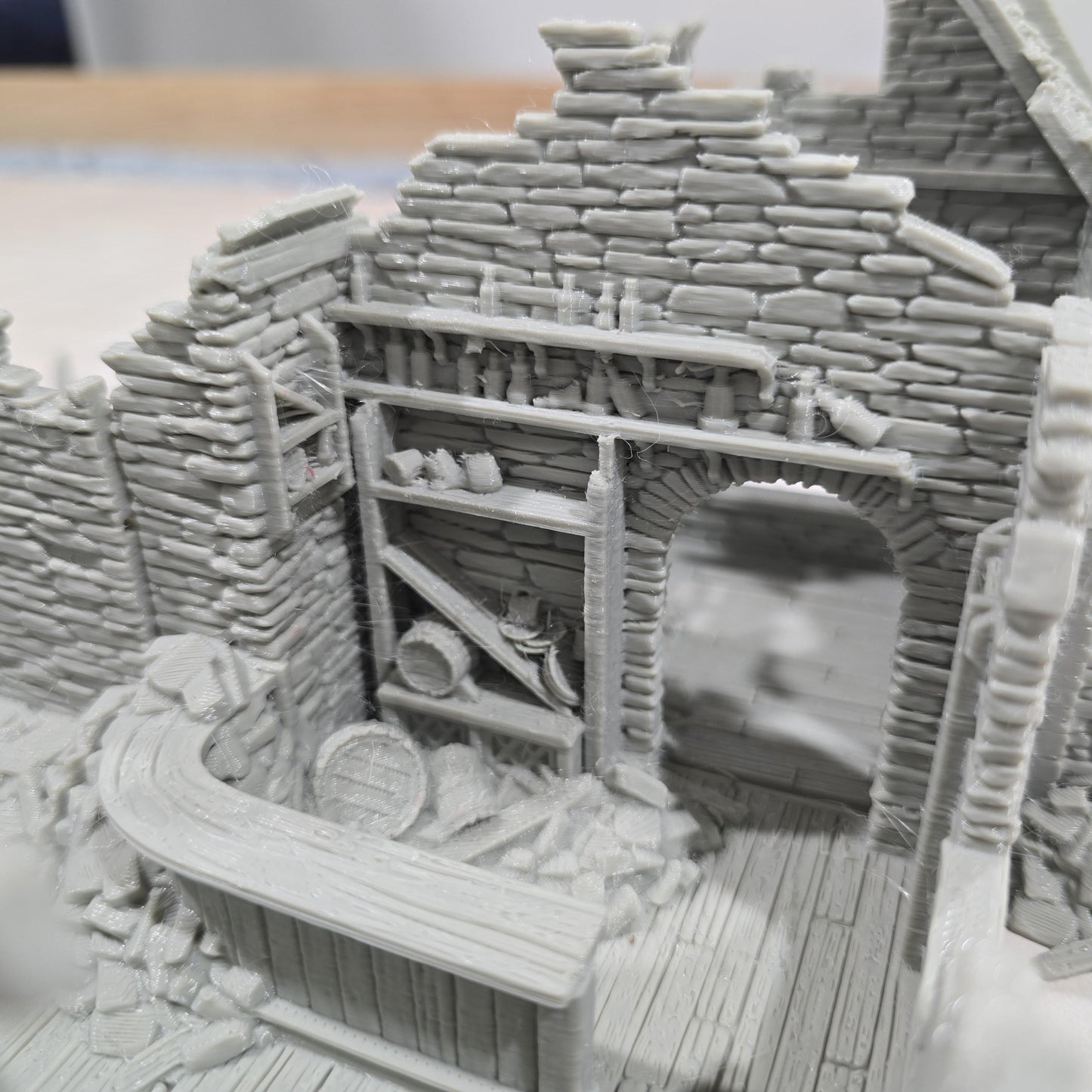 GoldCrown Tavern Ruin for DnD, Pathfinder, Bolt Action, Revolutionary War Games