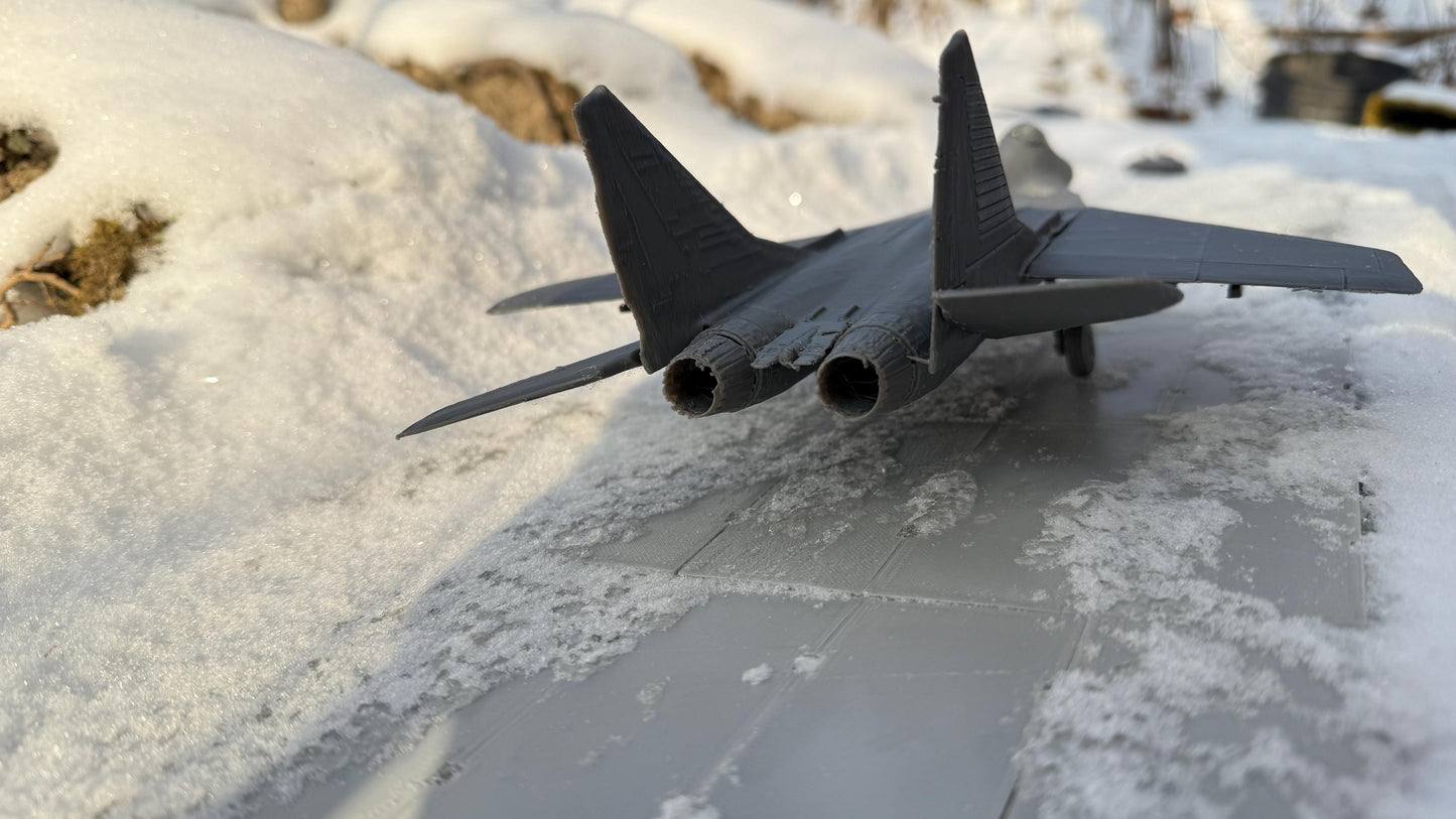 MIG-29, Mikoyan Gurevich, Soviet Jet, Modern warfare, Tabletop terrain, Cold war,